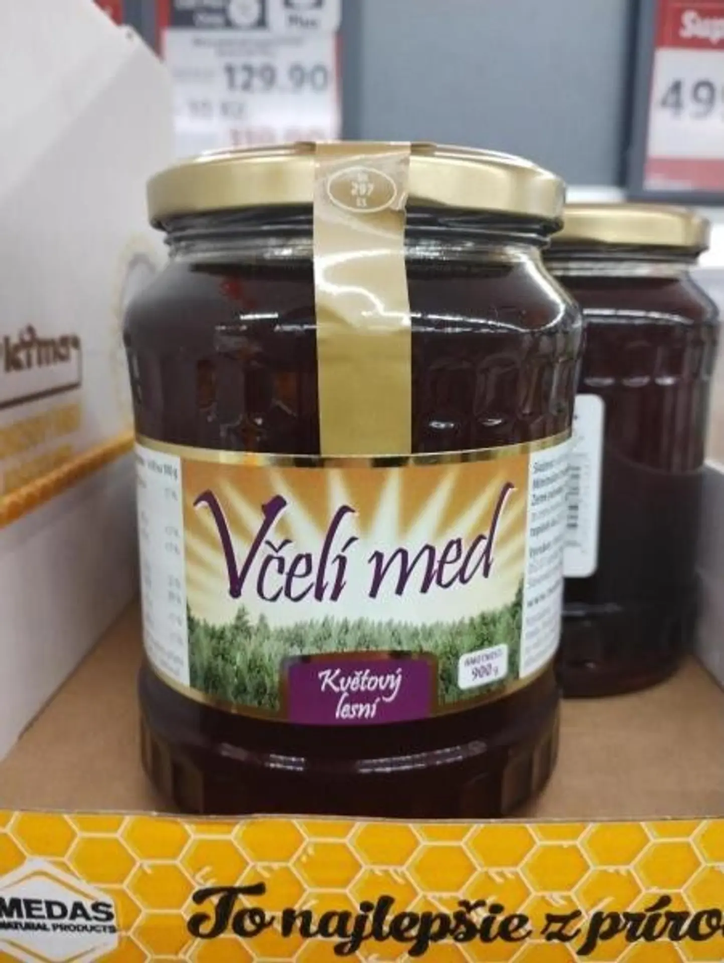 Med kvetový kvetový s lipovým