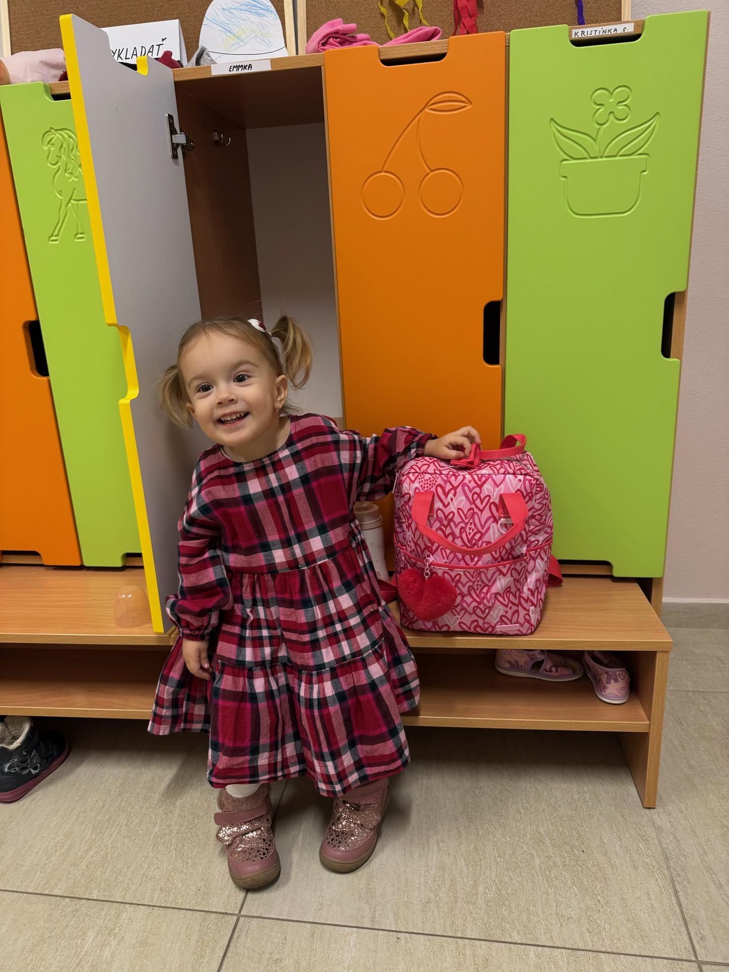 Dominikina dcéra Emma si na jasle zvykla rýchlo