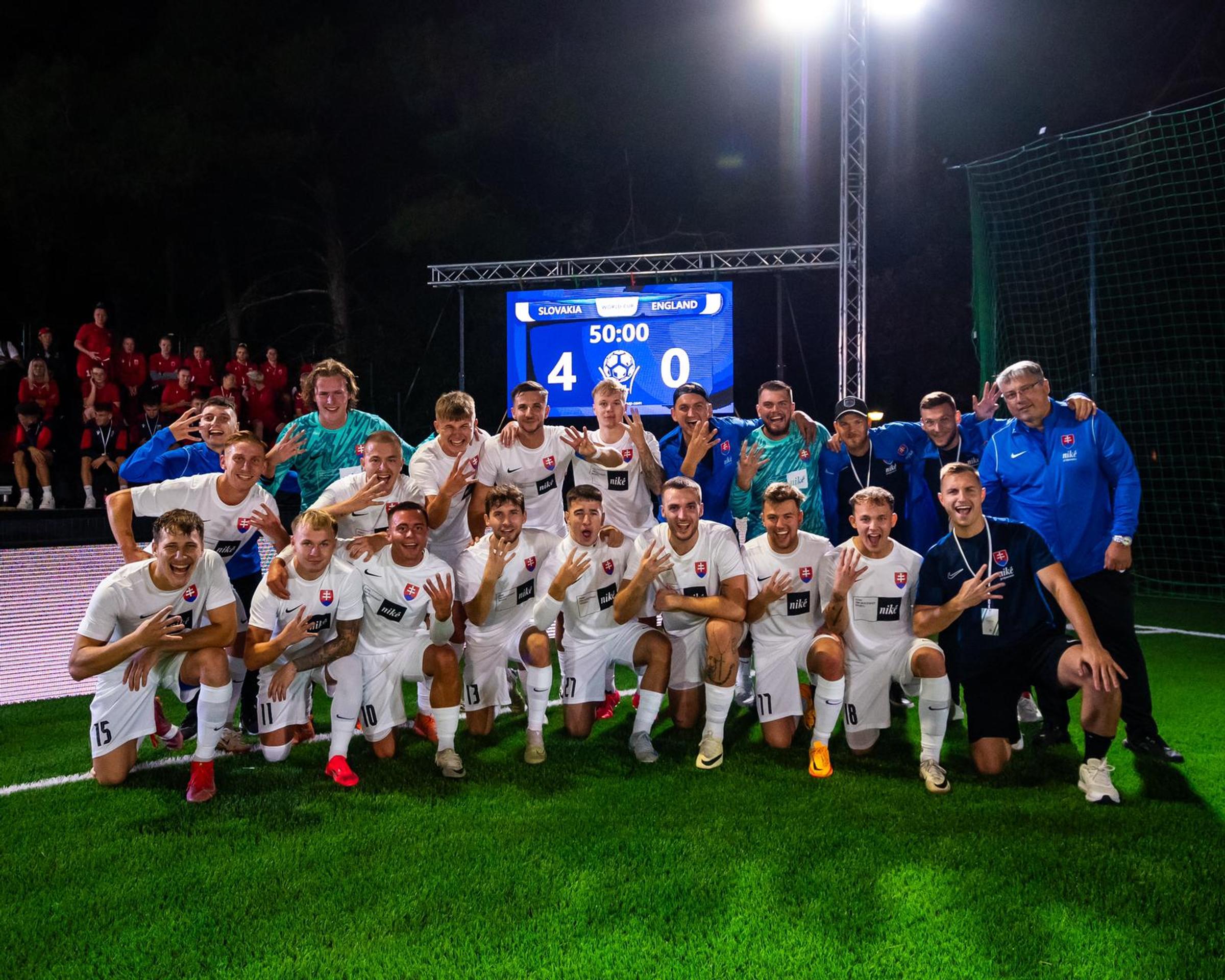Slováci triumfovali na MS v malom futbale