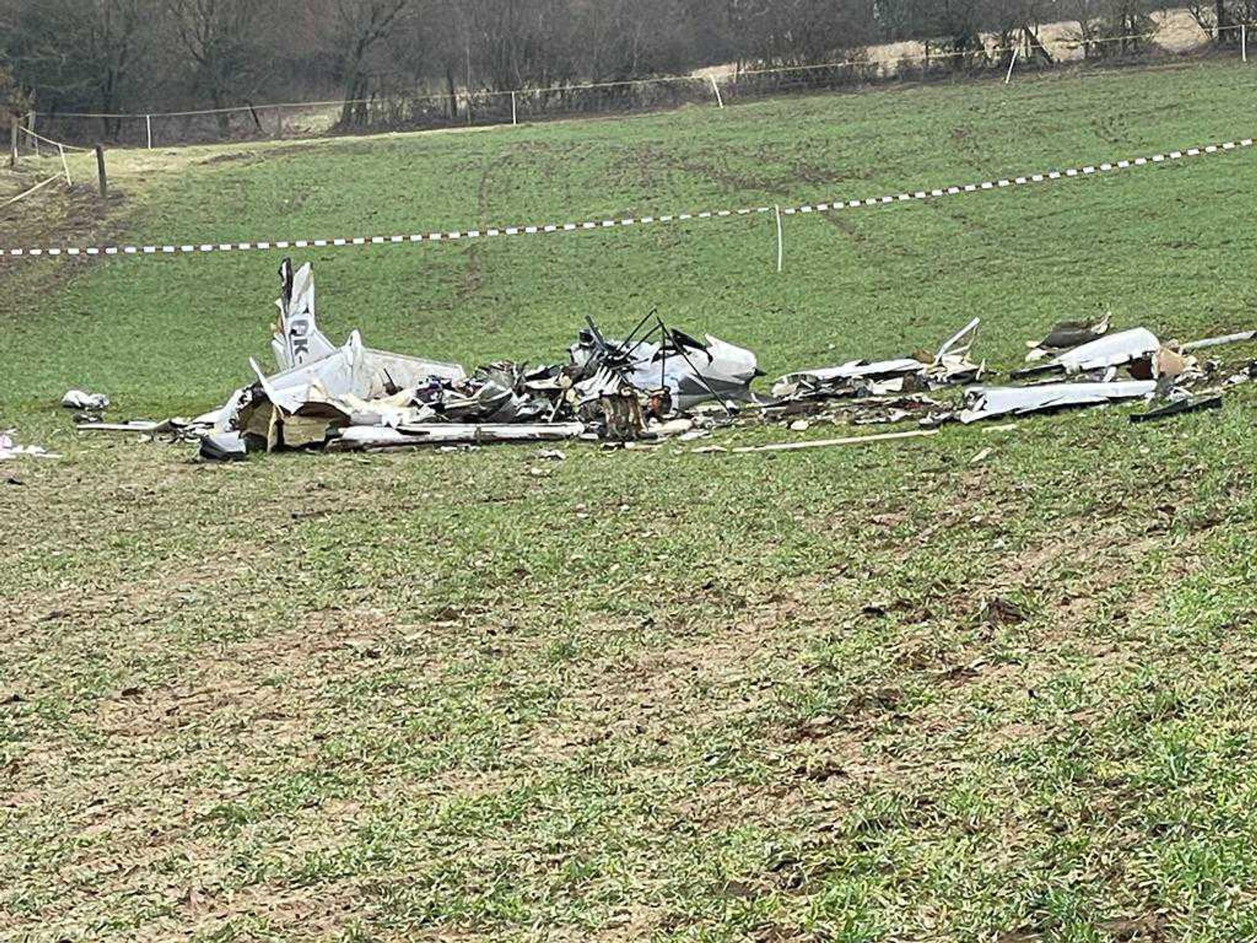 Miesta pádu lietadla