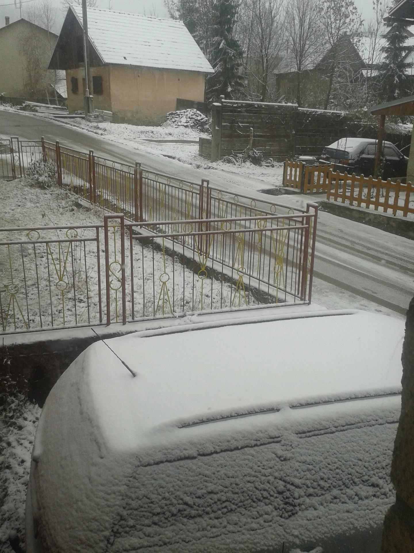 Zasnežený Babín na Orave