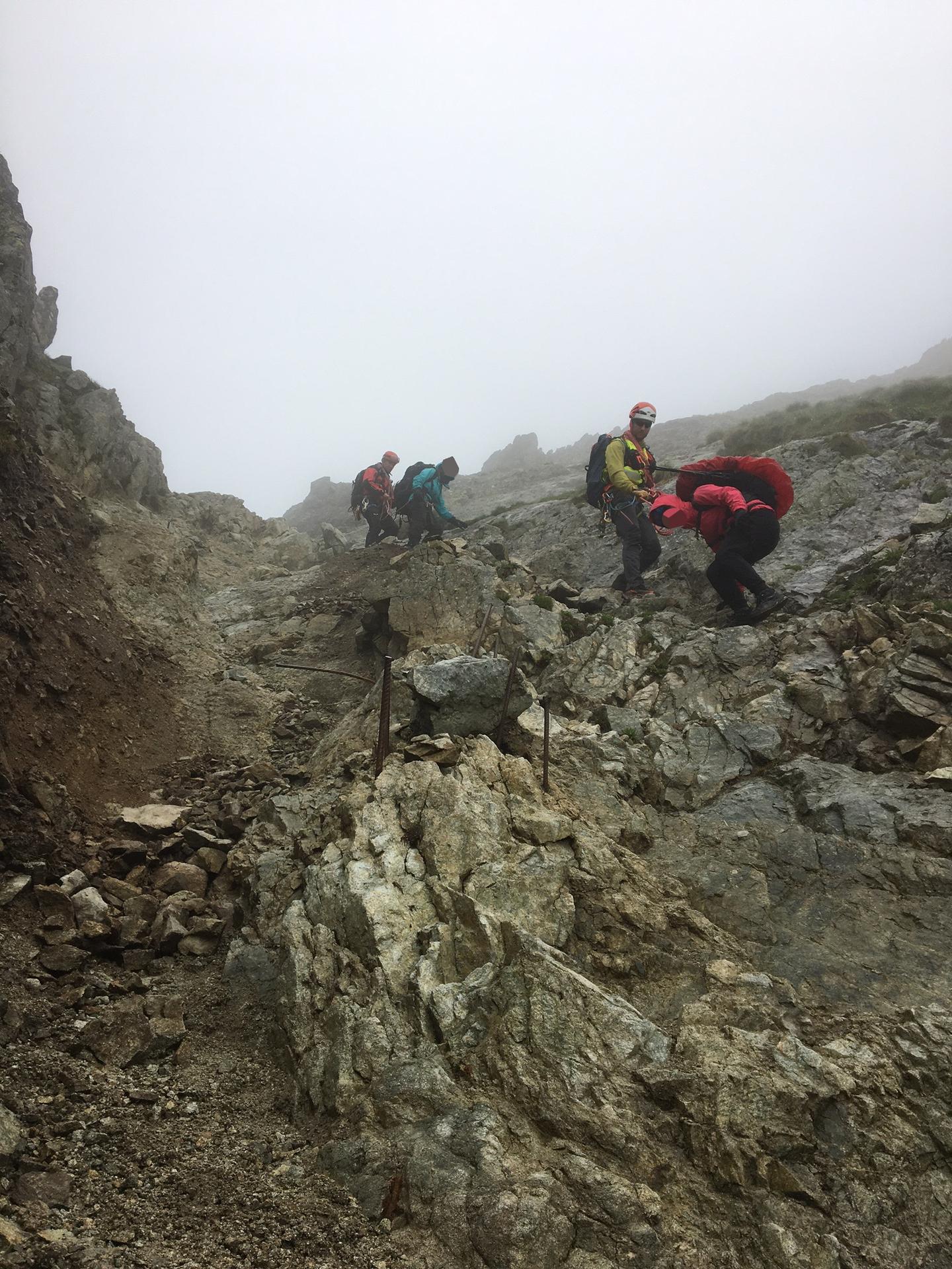 Záchranná akcia pod Sedlom Prielom.