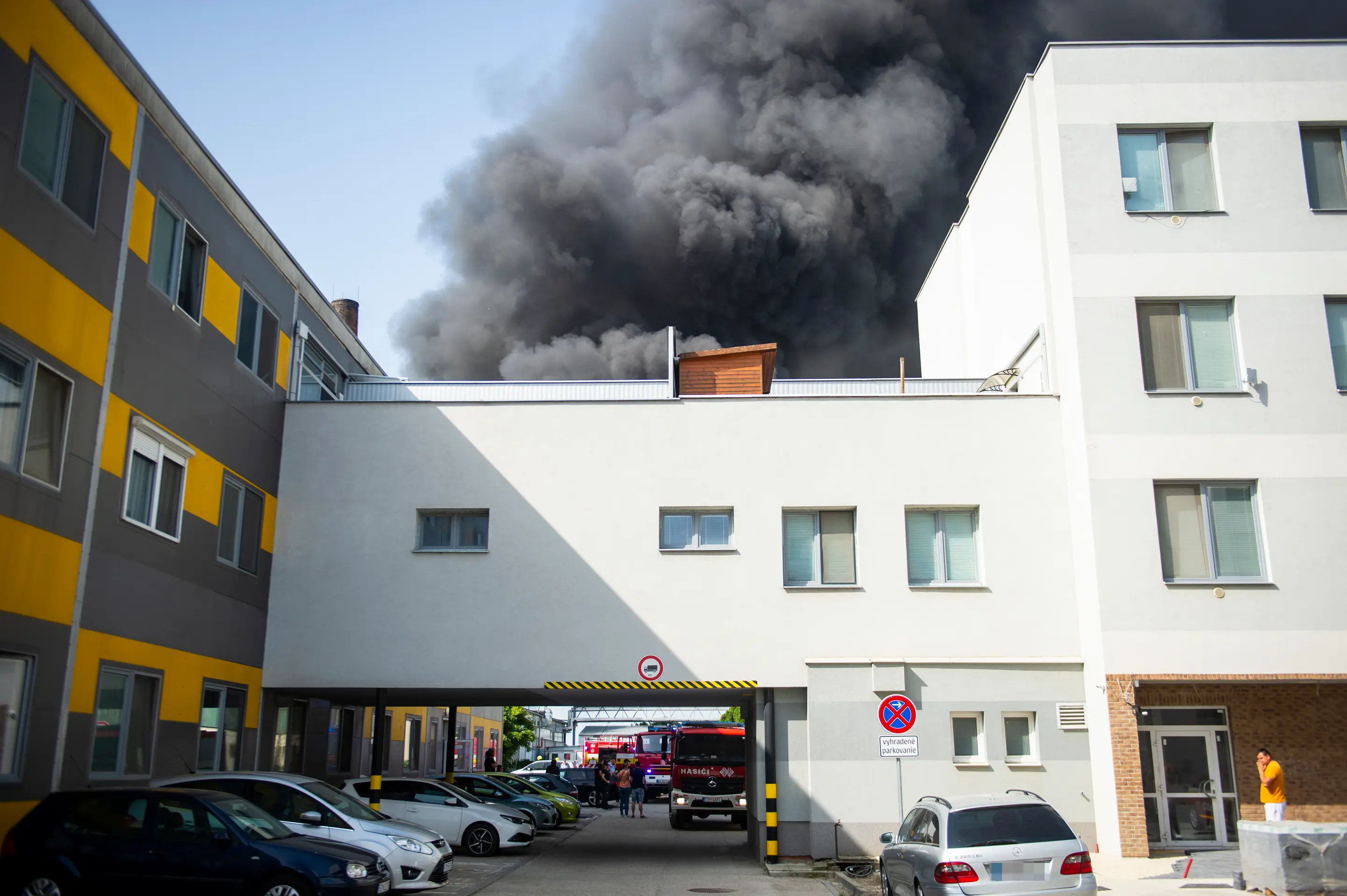 Požiar v Rovinke