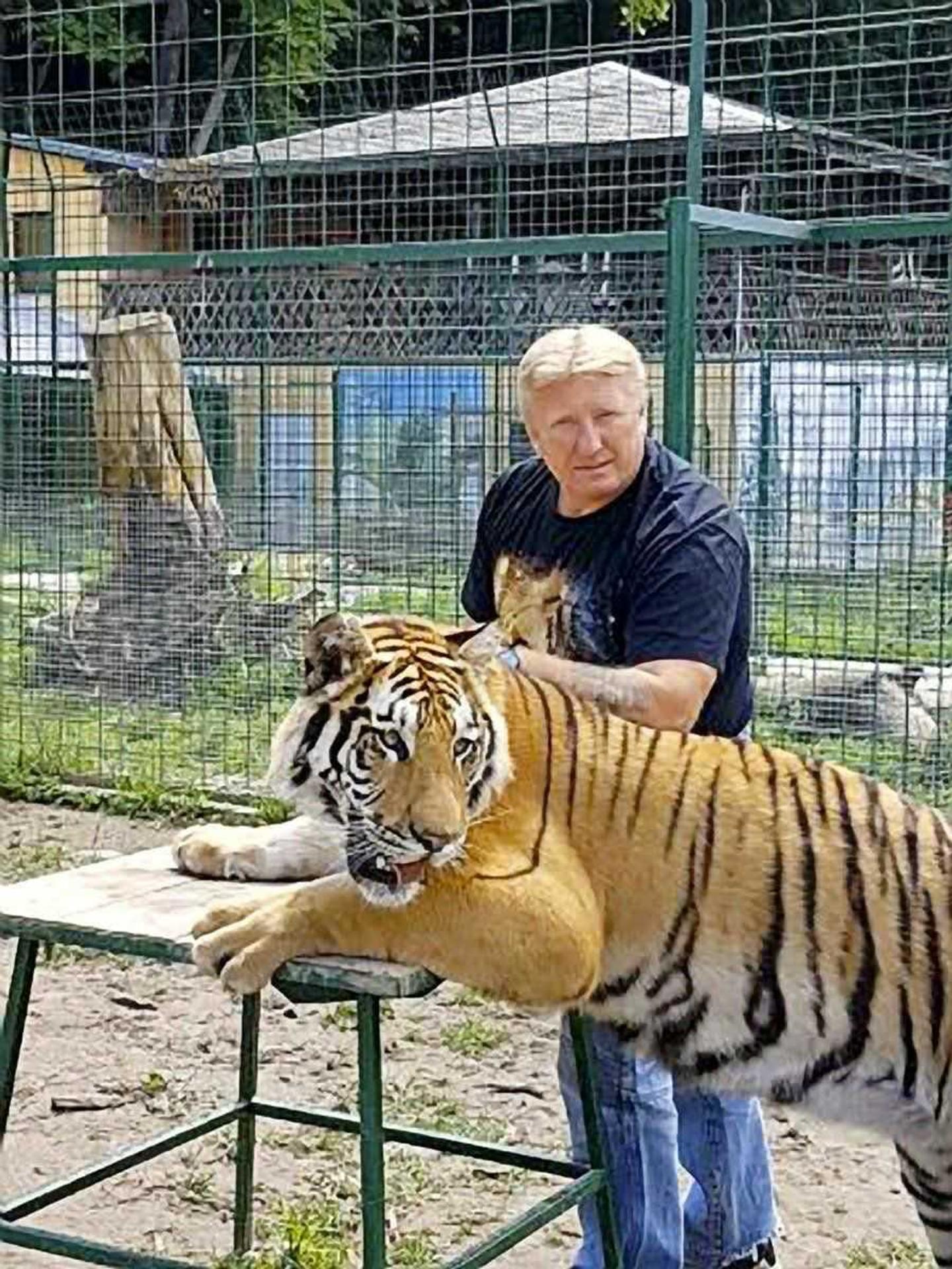 Majiteľ ZOO na archívnom zábere