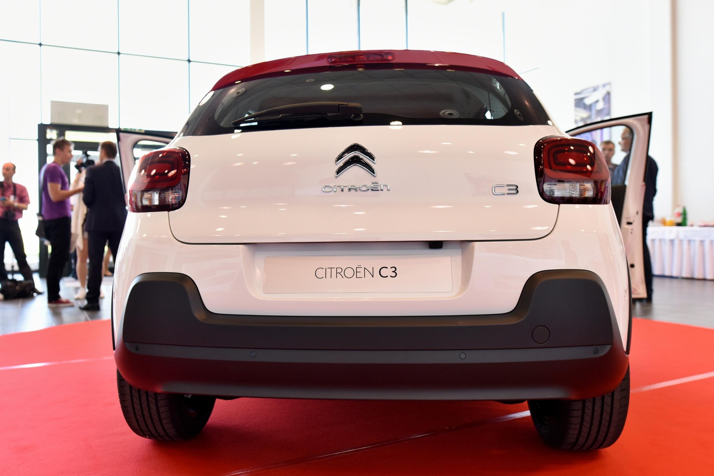Na snímke nový model automobilu Citroën C3