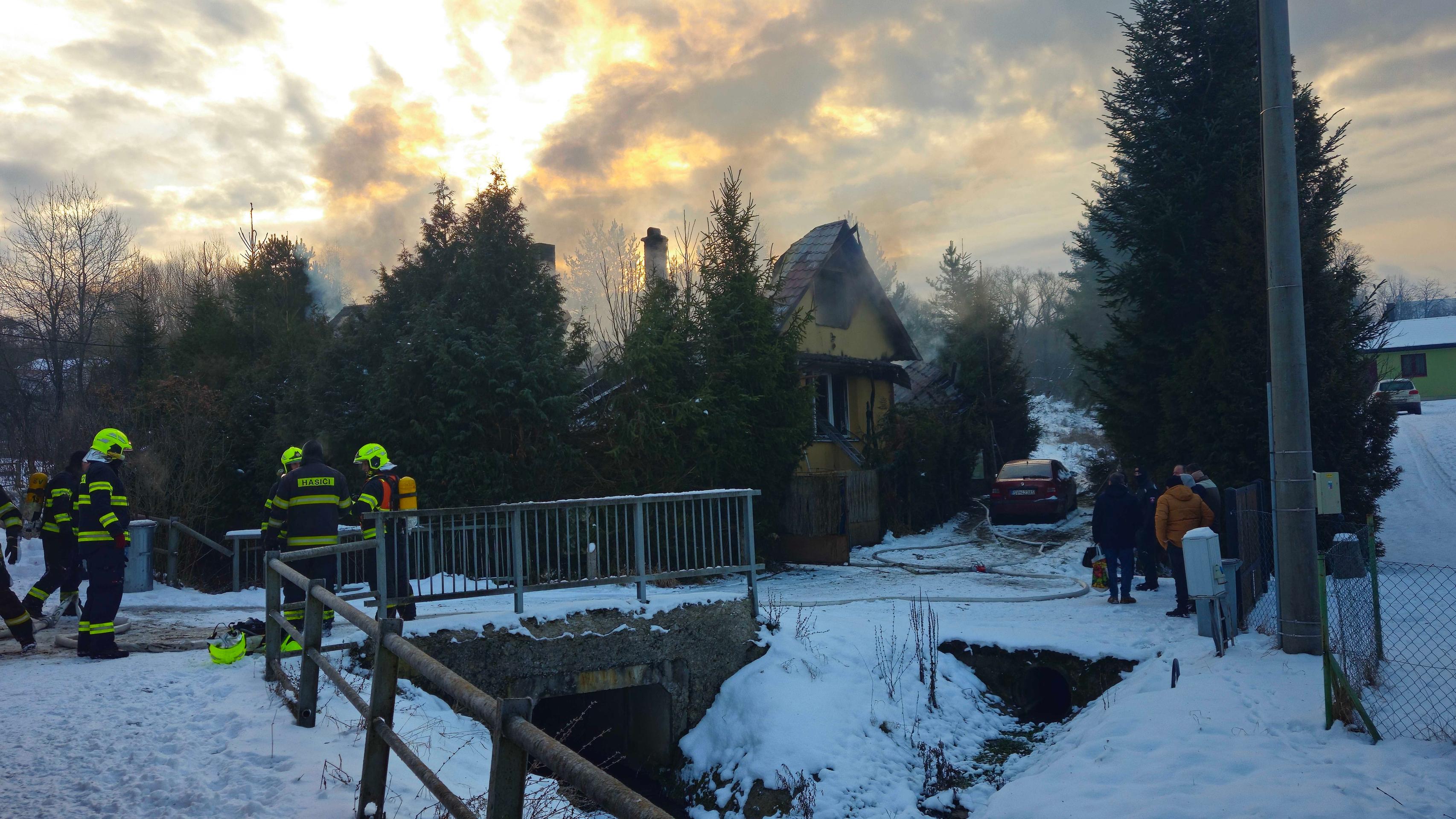 Požiar rodinného domu