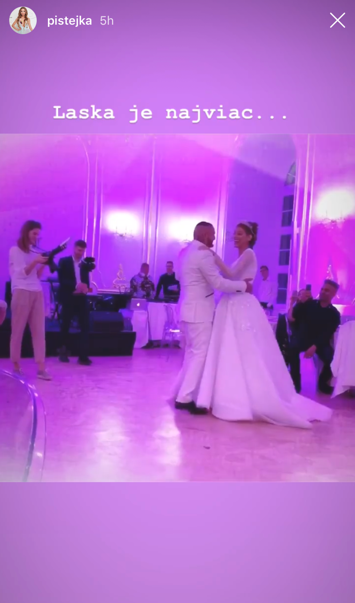 Na svadbe nechýbal ani Ego.