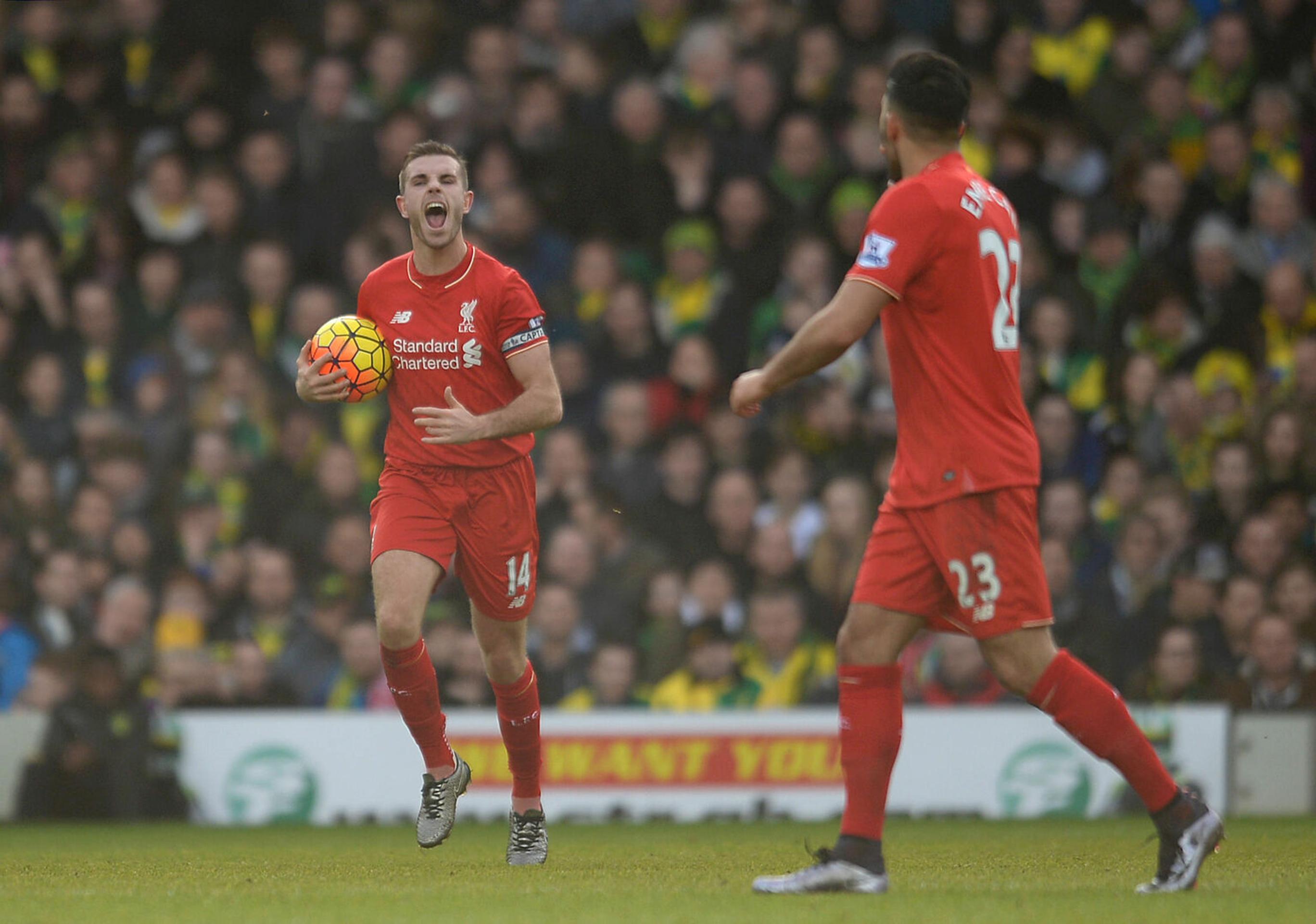 Henderson dvoma gólmi pomohol Liverpoolu k víťazstvu nad Norwichom.