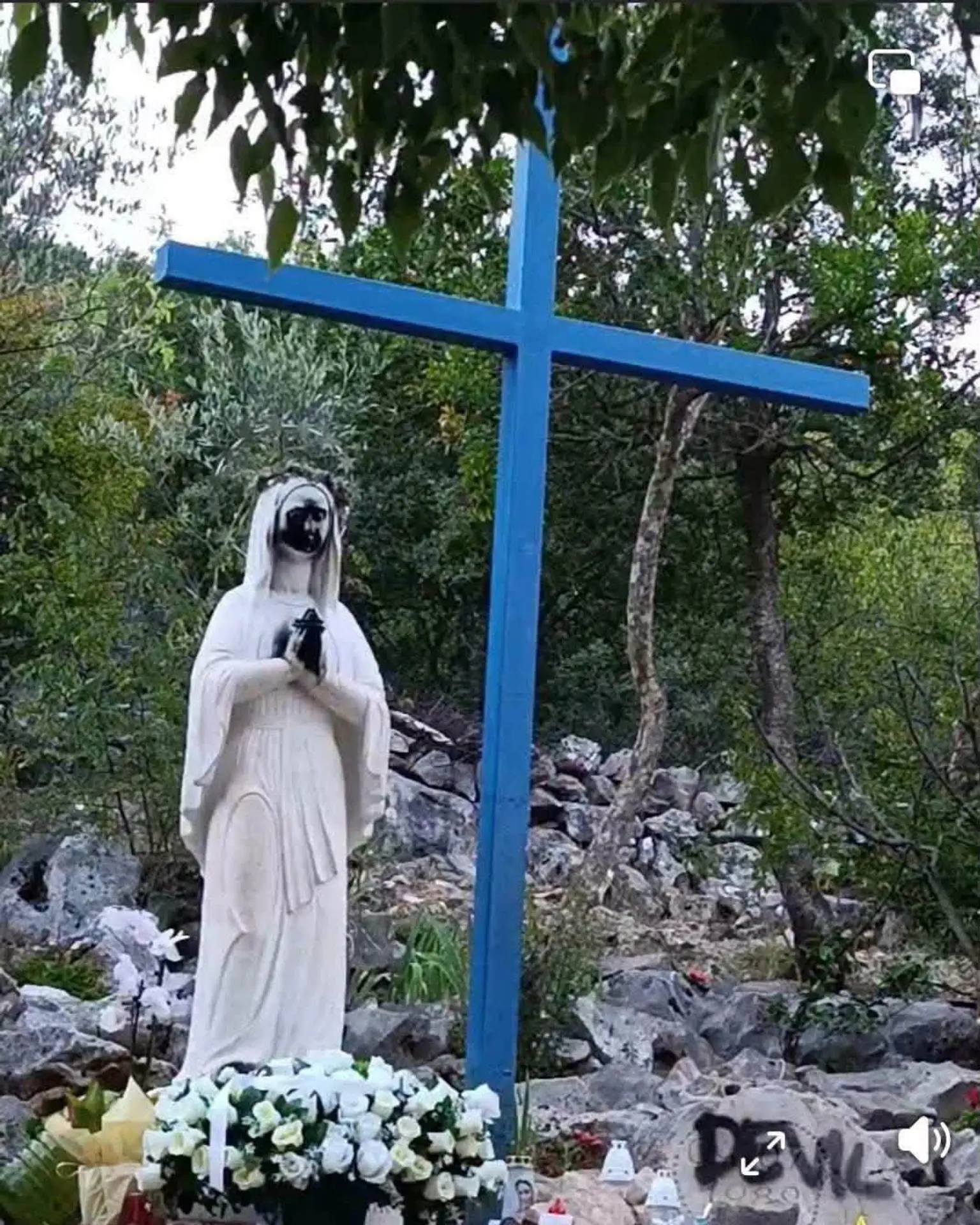 Vandalizmus na pútnických miestach v Medžugorí