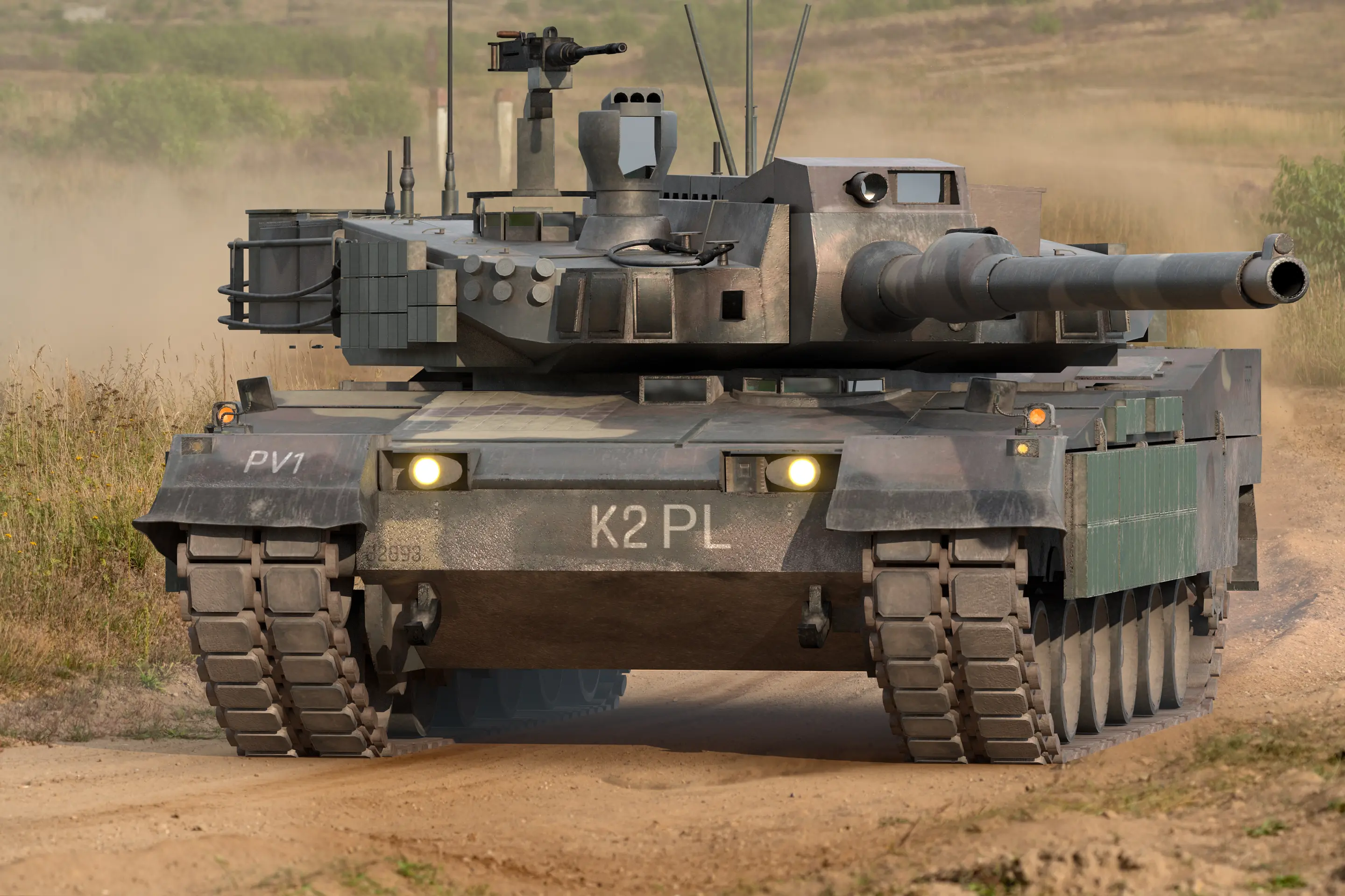 Juhokorejský tank K2 PL.