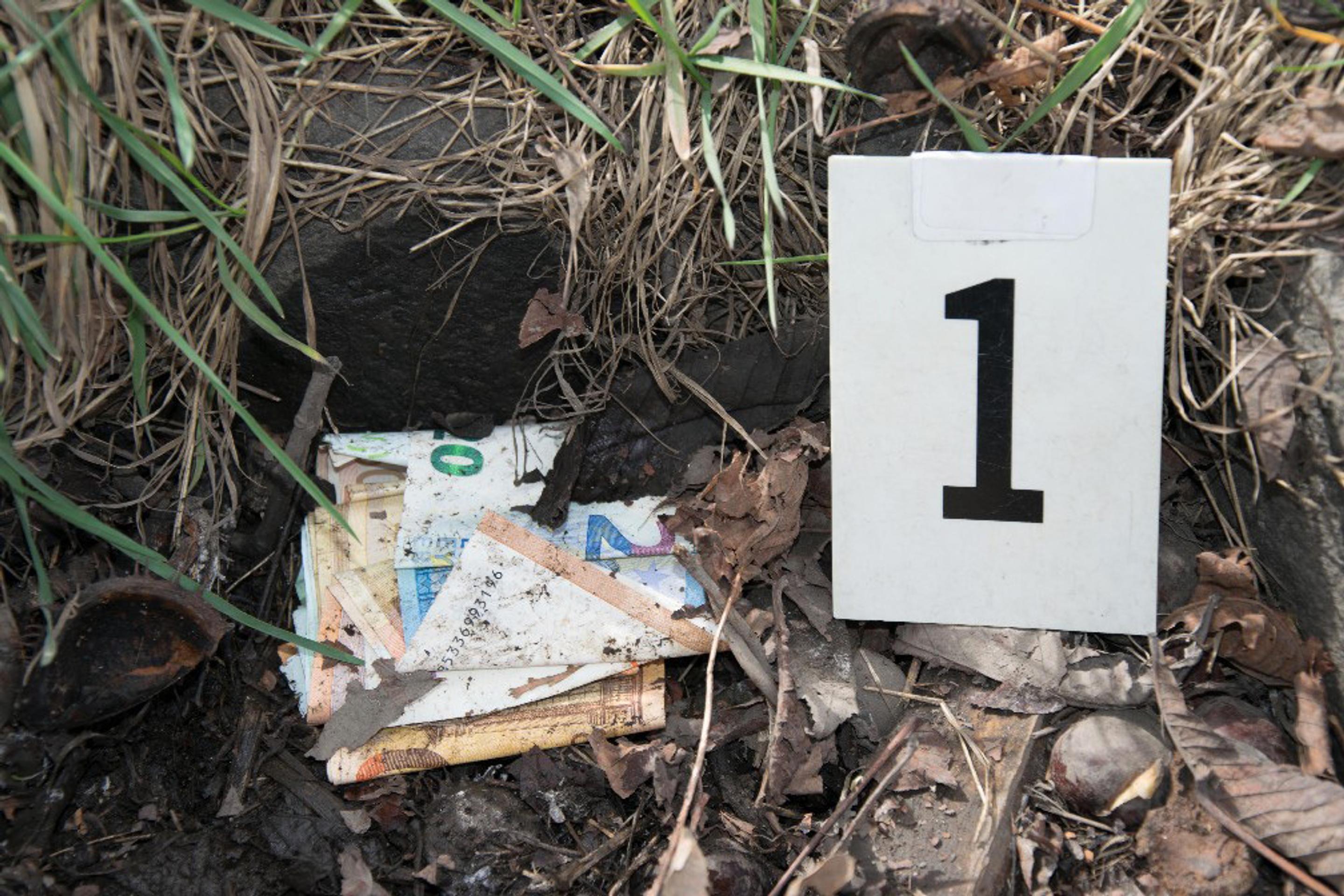 Stovky eur zakopané v zemi.