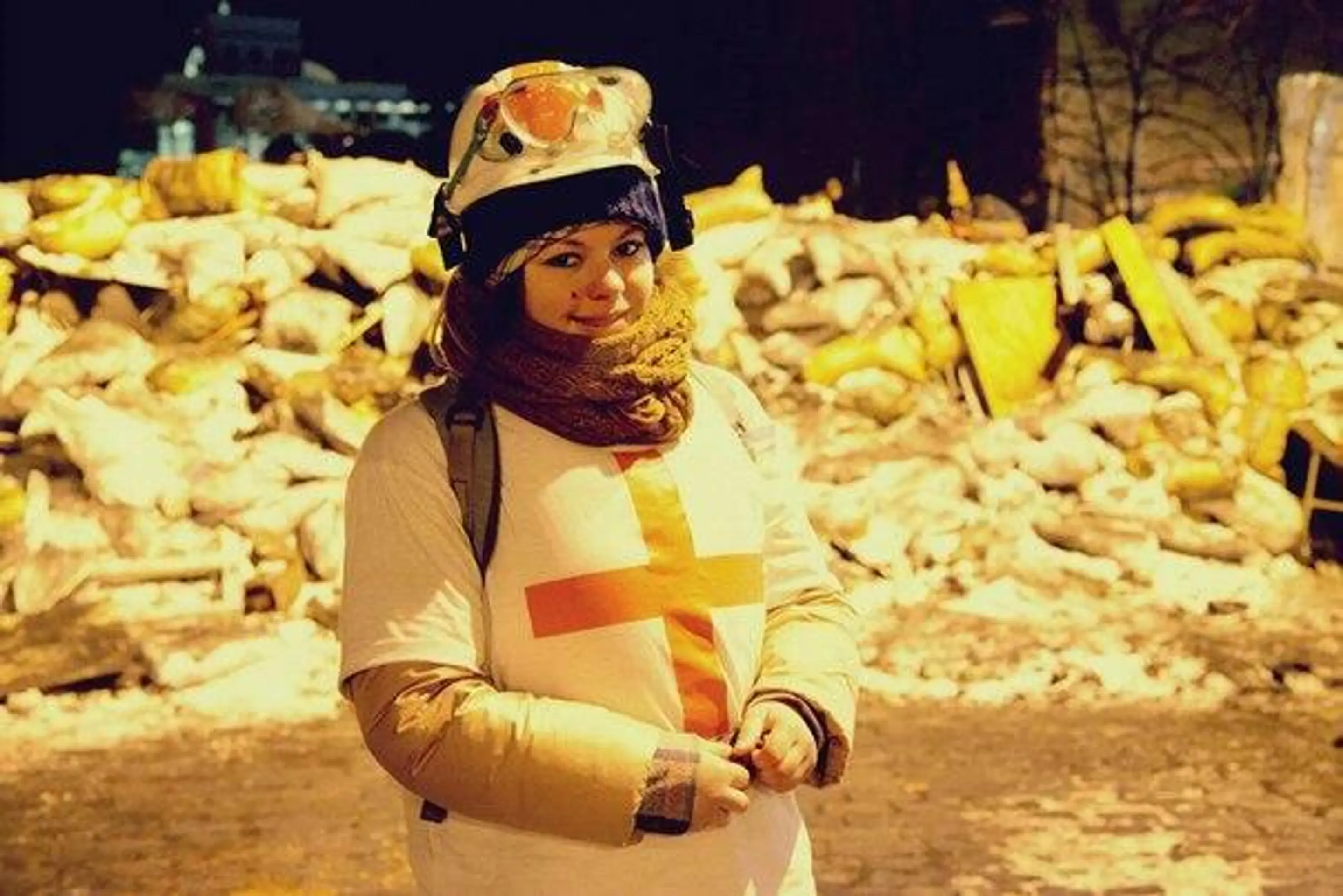 Olesja Žukovská, postrelená zdravotníčka z Kyjeva