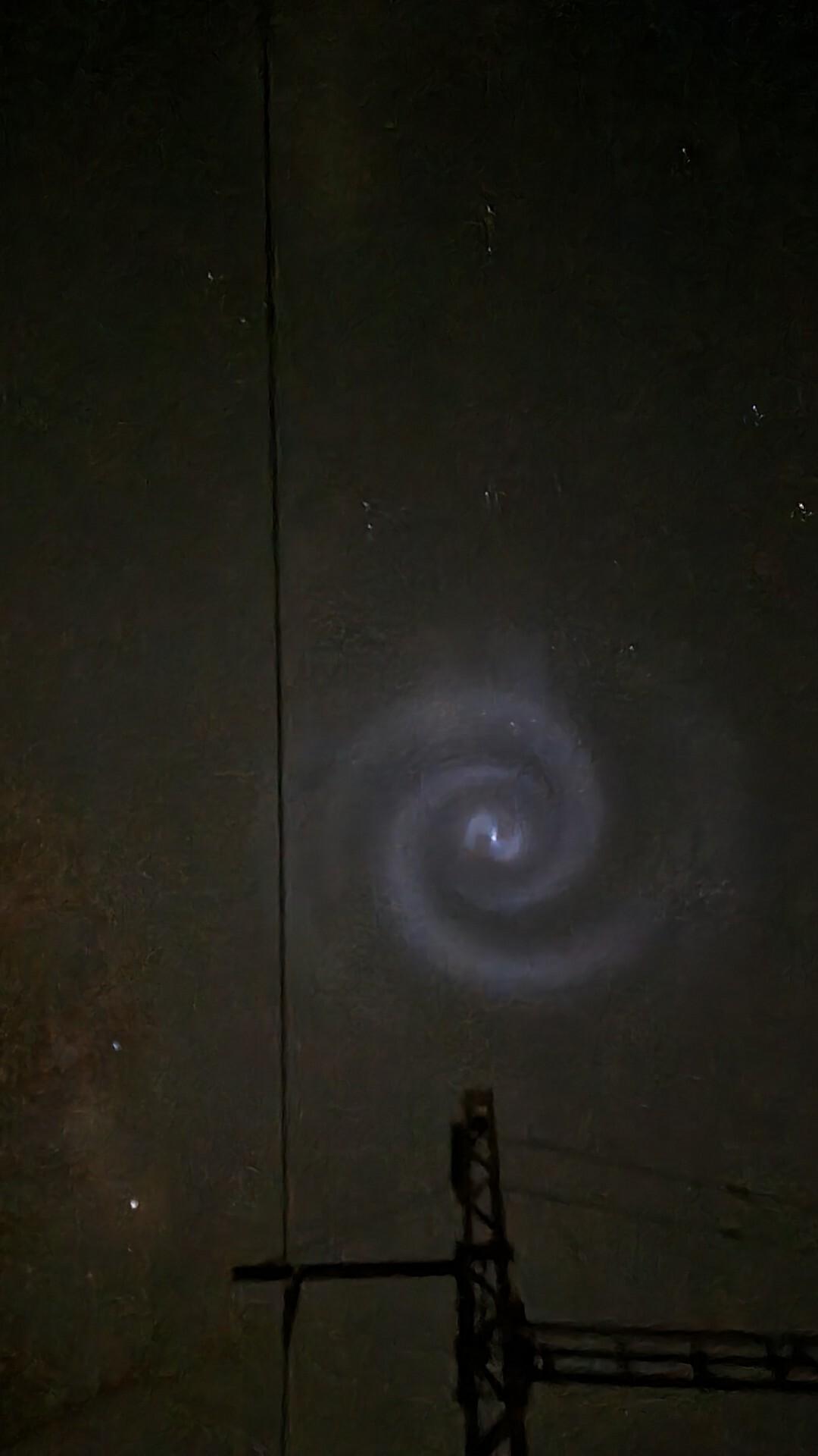 Špirálovitý oblak na Slovenskom.