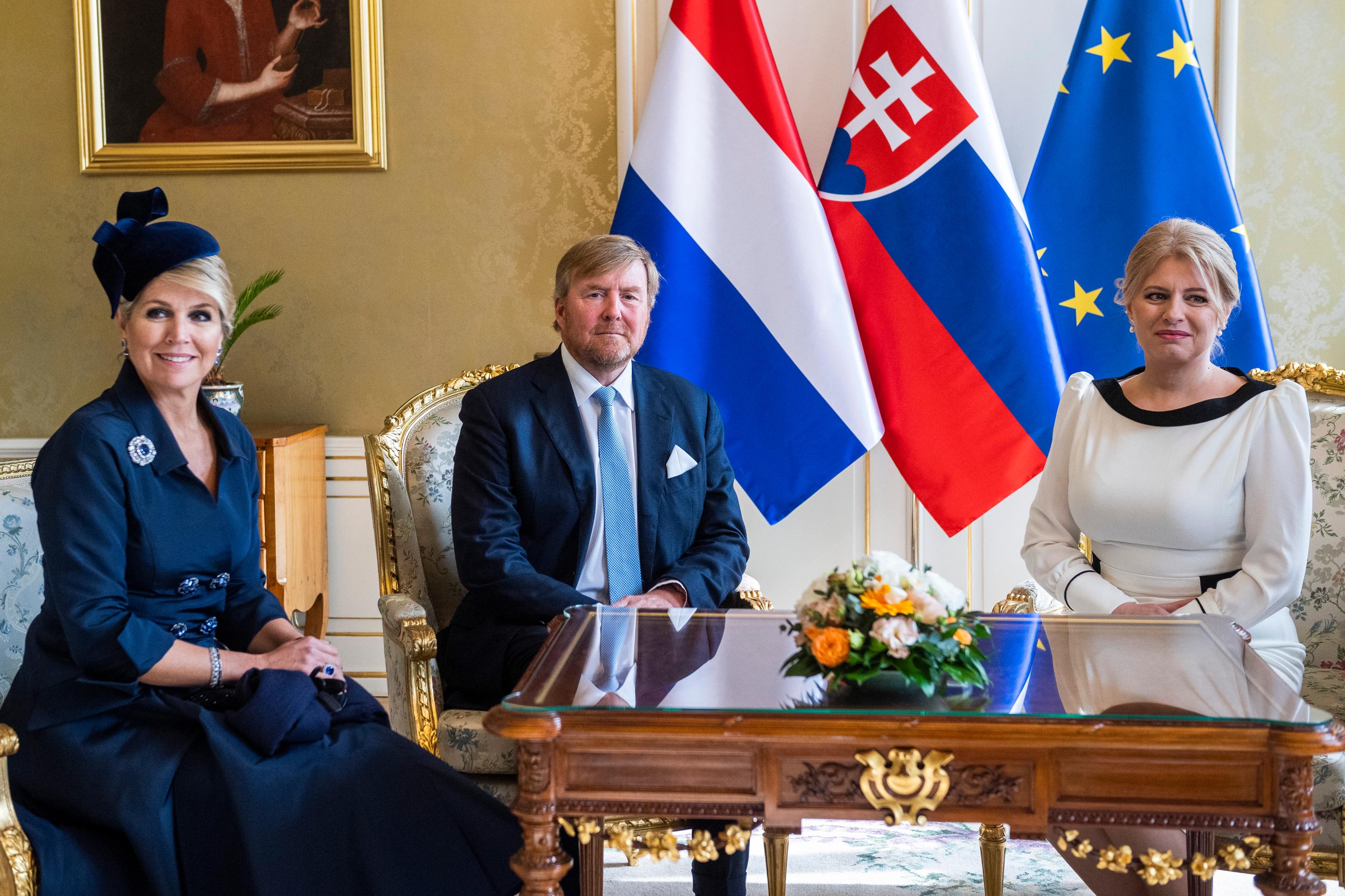 Holandský kráľovský pár na návšteve Slovenska.