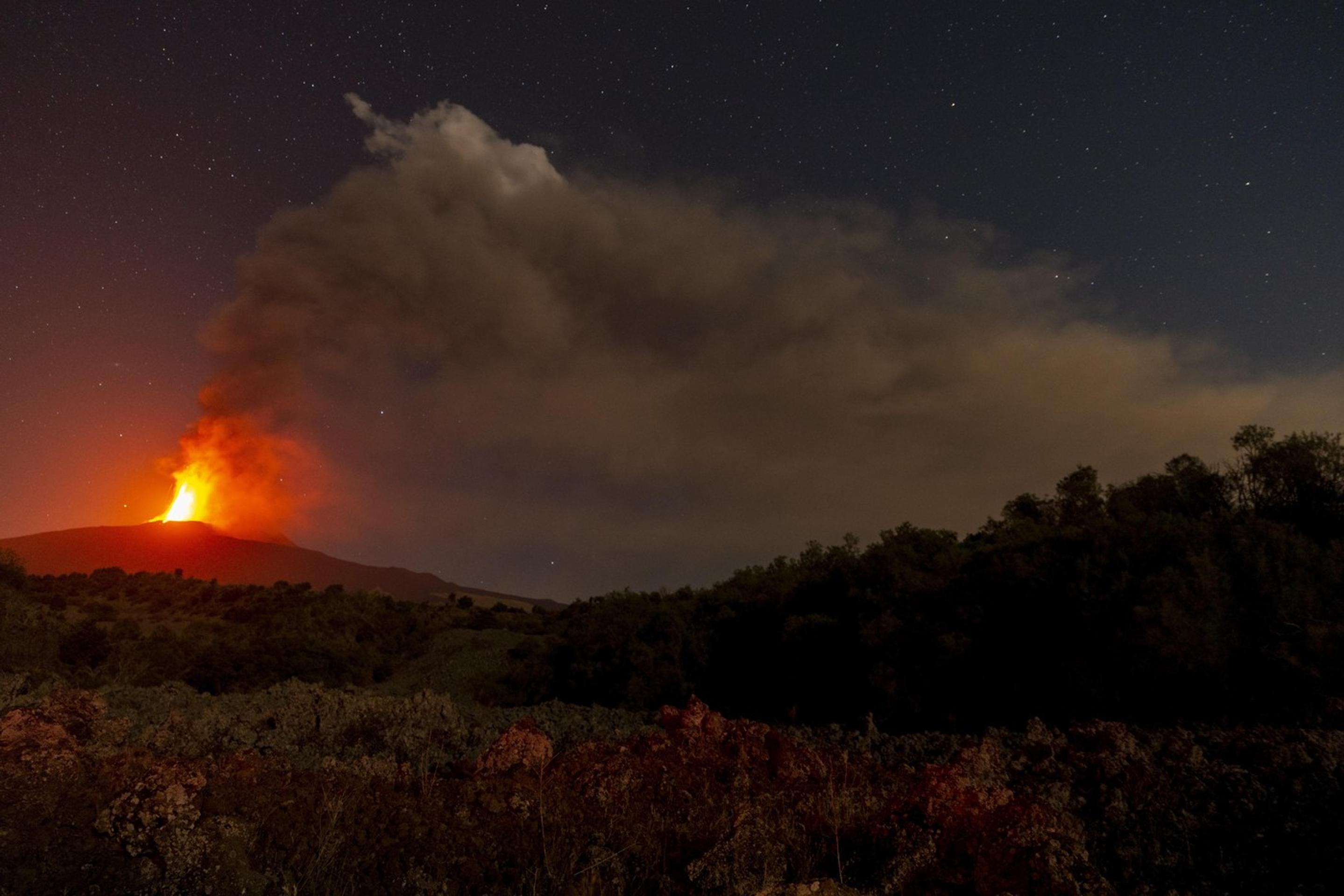Etna dala o sebe opäť vedieť