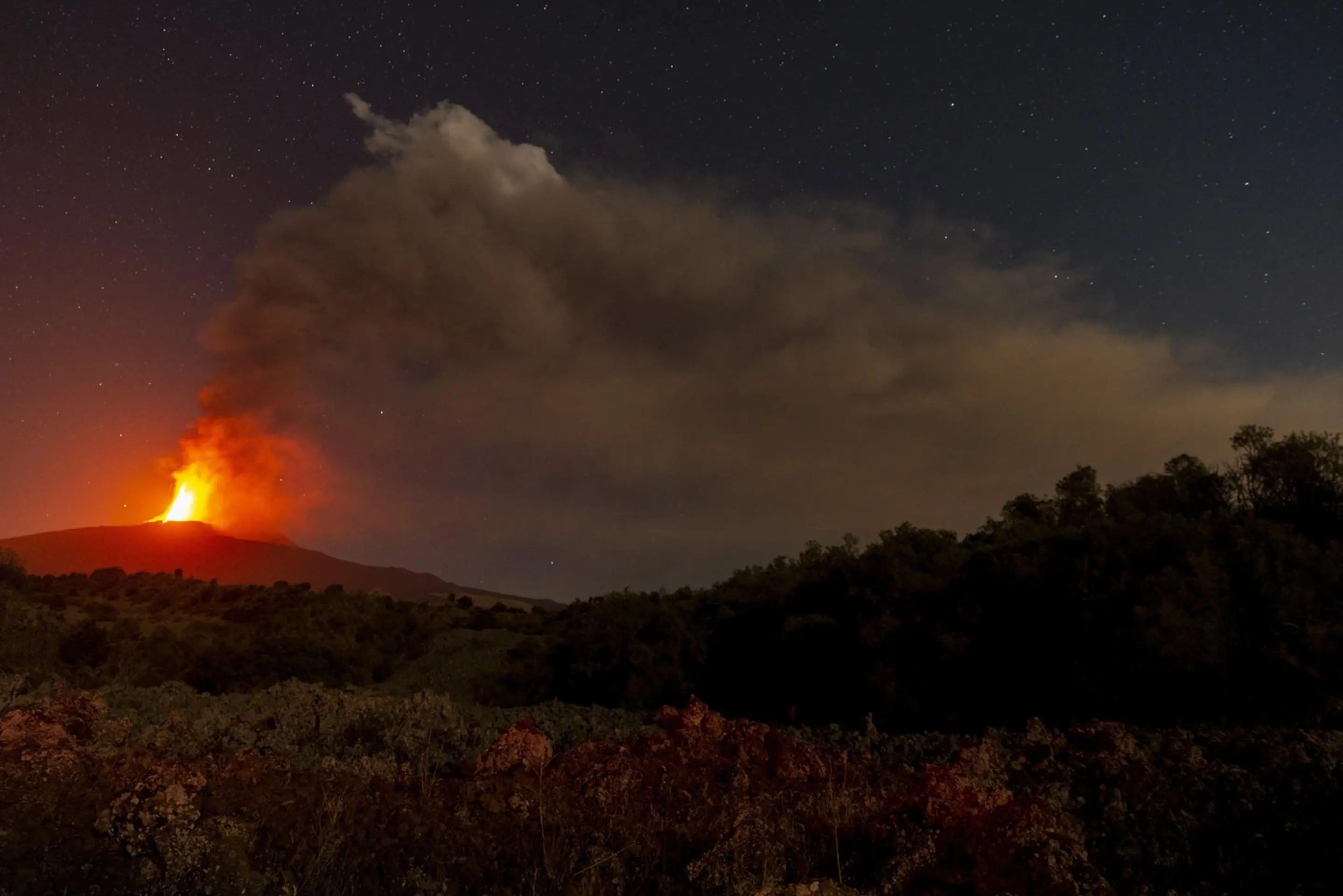 Etna dala o sebe opäť vedieť