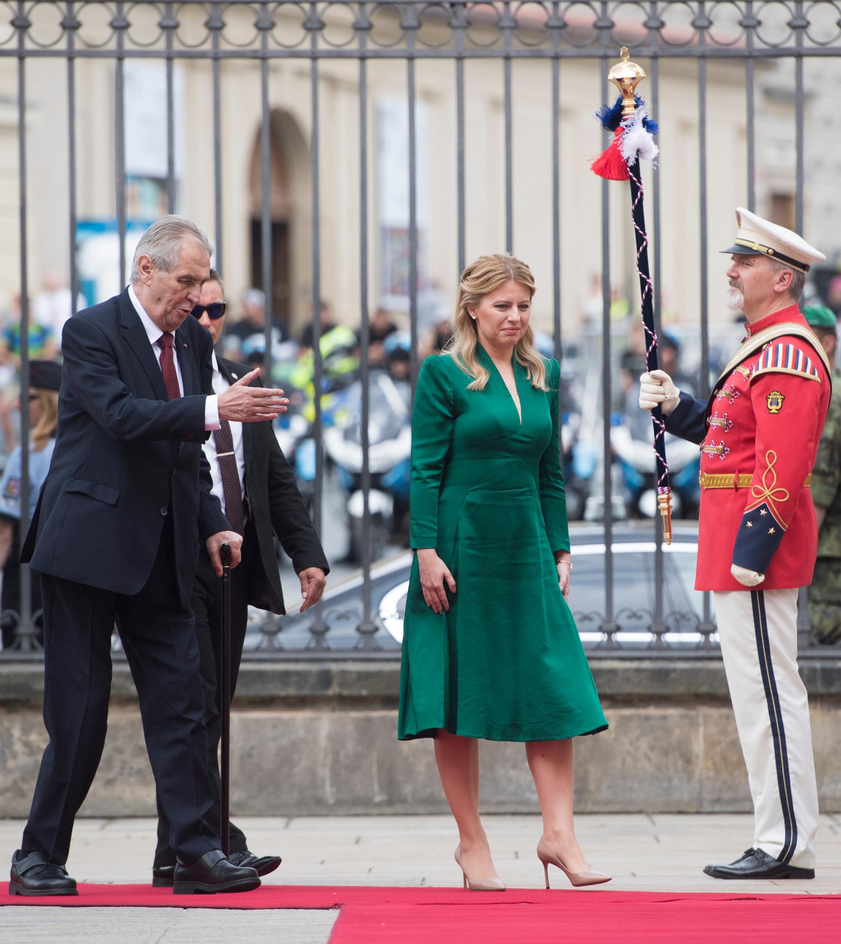 Zuzana Čaputová na návšteve v Česku