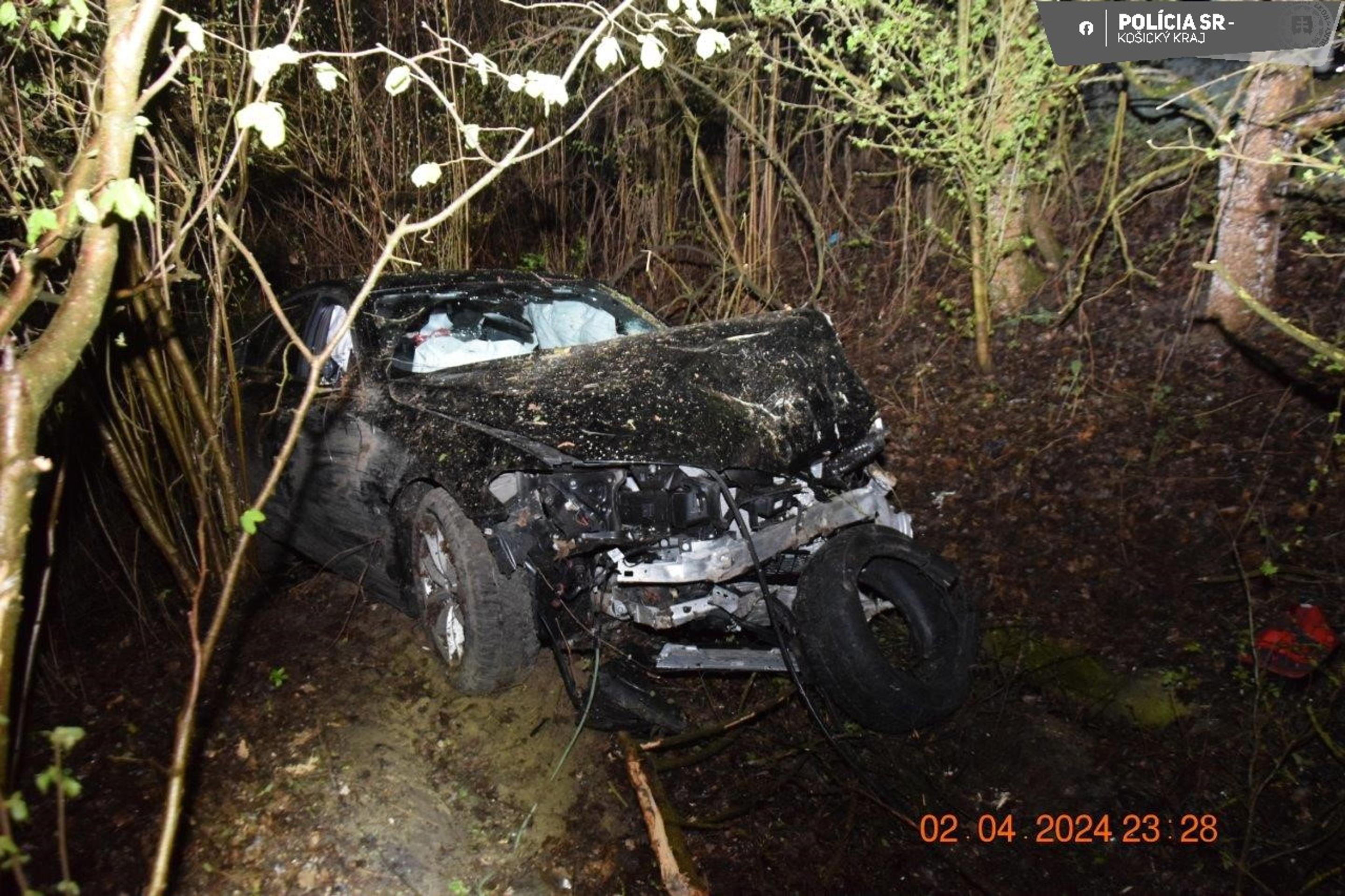 Nehoda troch ľudí.