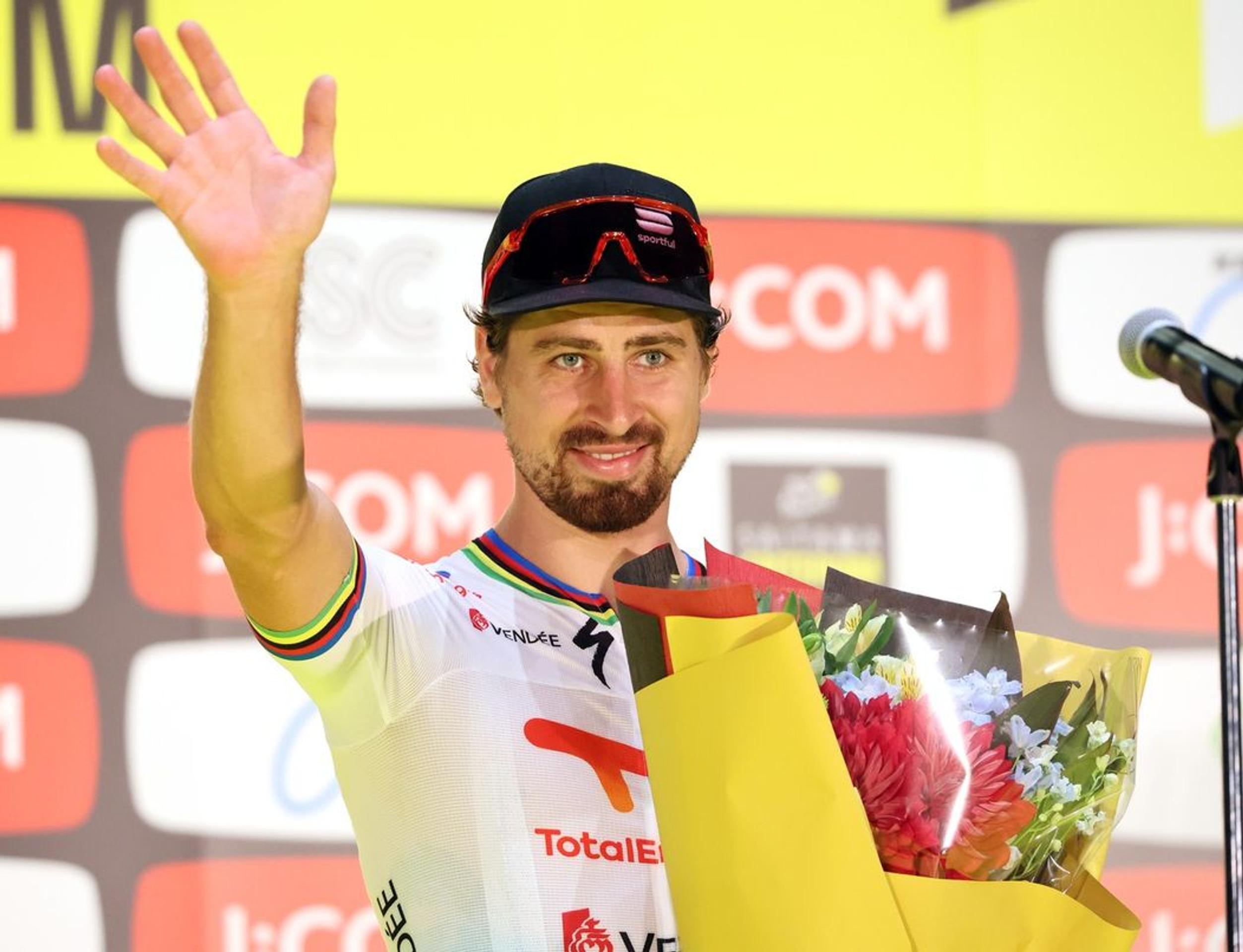 Peter Sagan mieri do Let´s Dance.