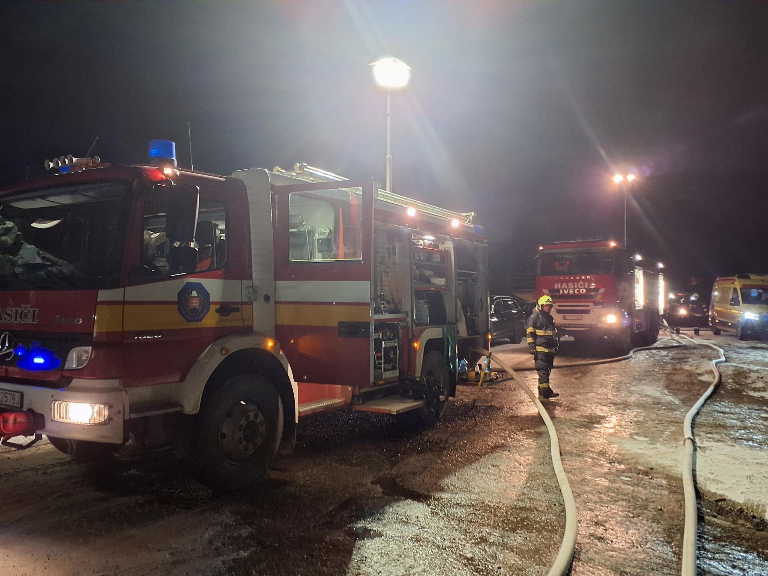 Požiar luxusnej chaty