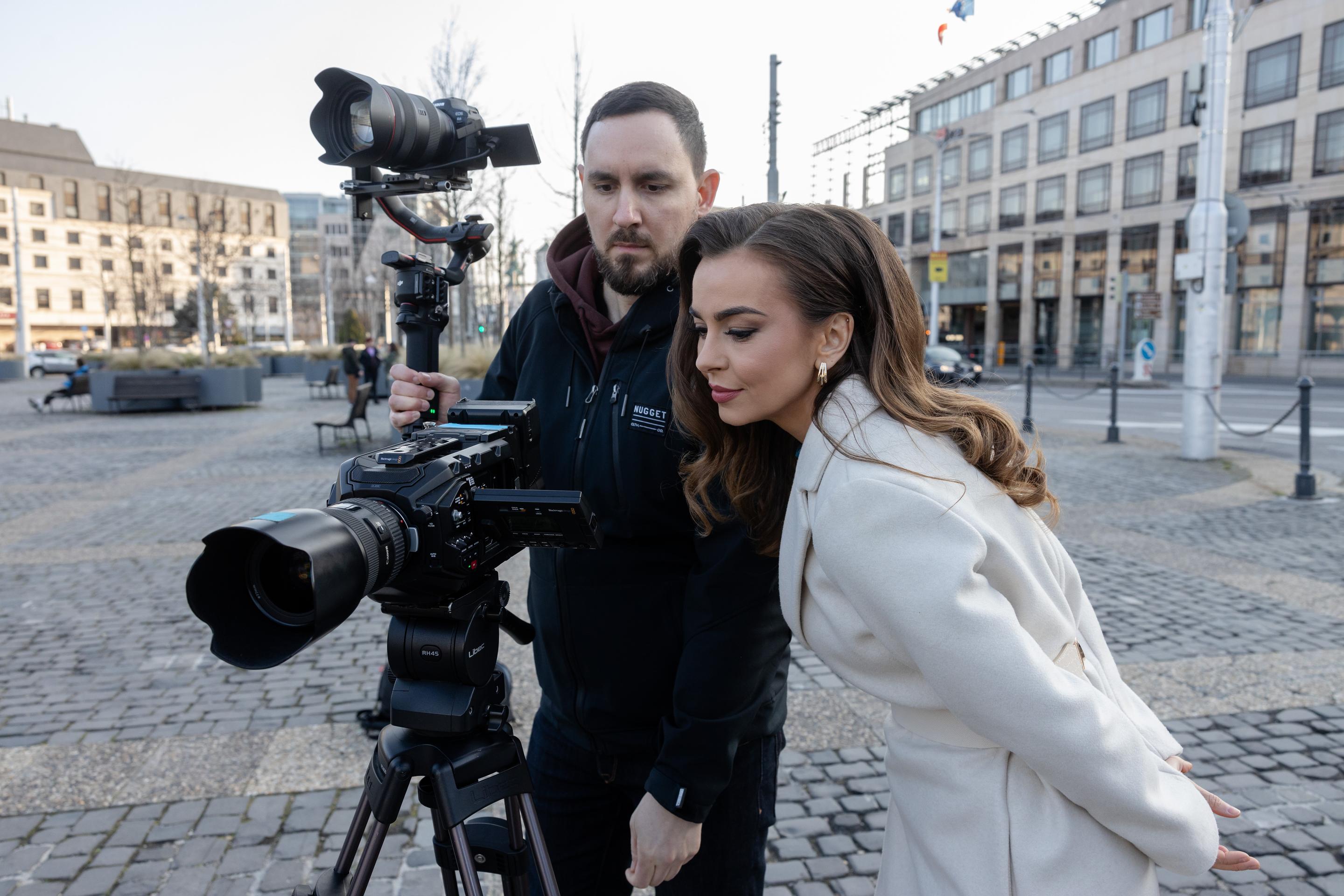 Zuzana Čimová (zákulisie nakrúcania televíznej upútavky)