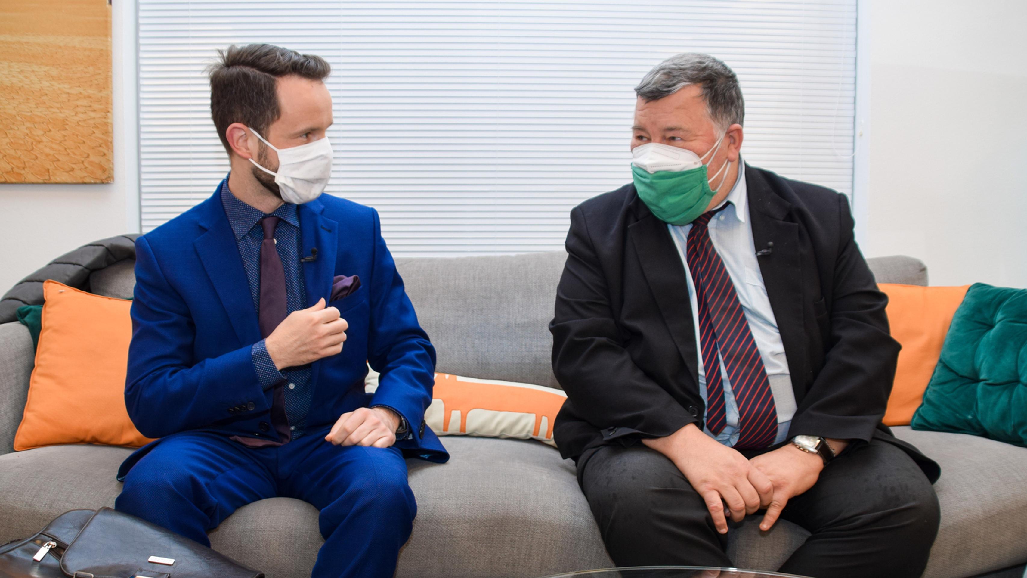 Peter Sabaka a Vladimír Krčméry.