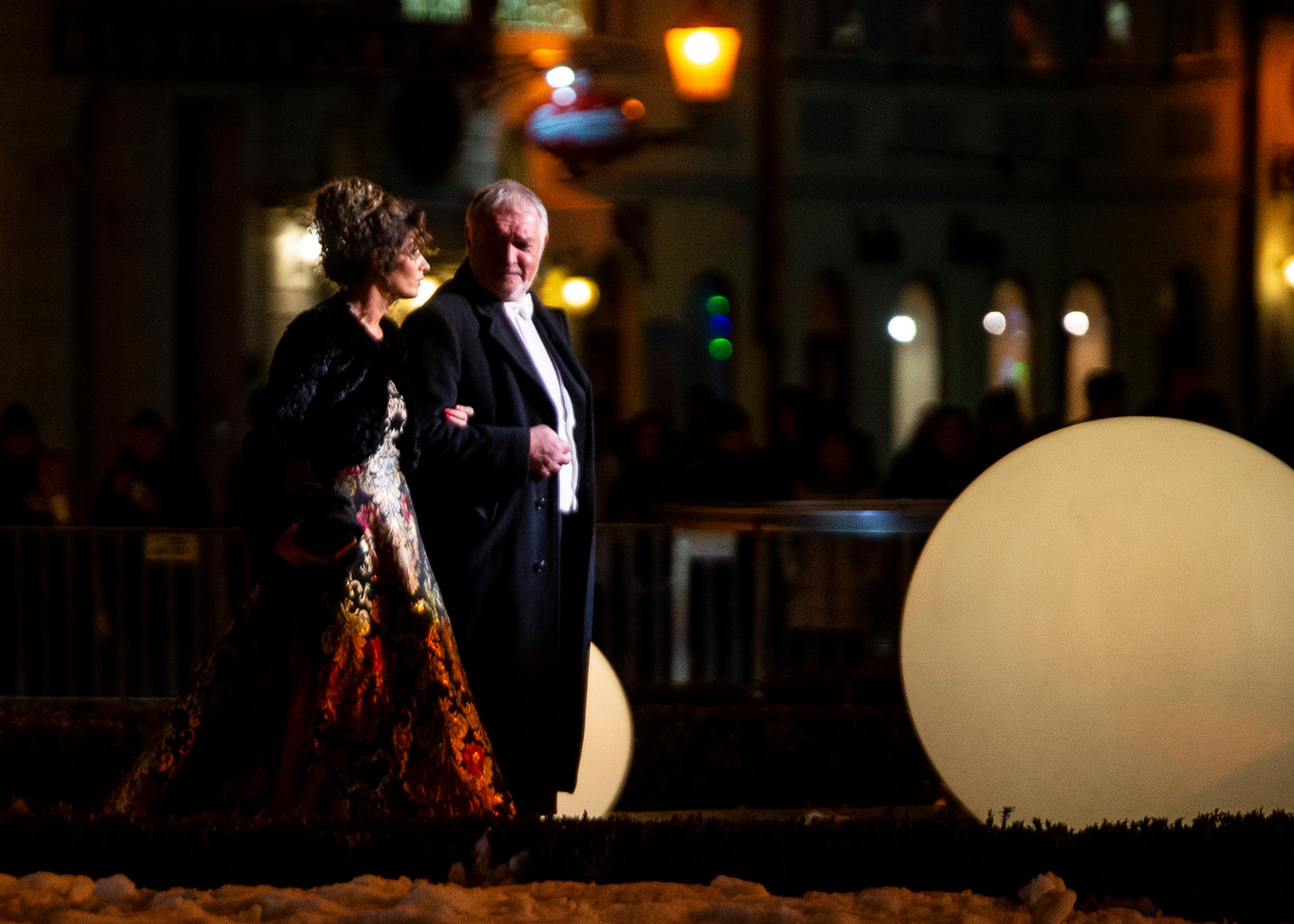 Na snímke bývalý hokejista Zdeno Cíger s partnerkou. 