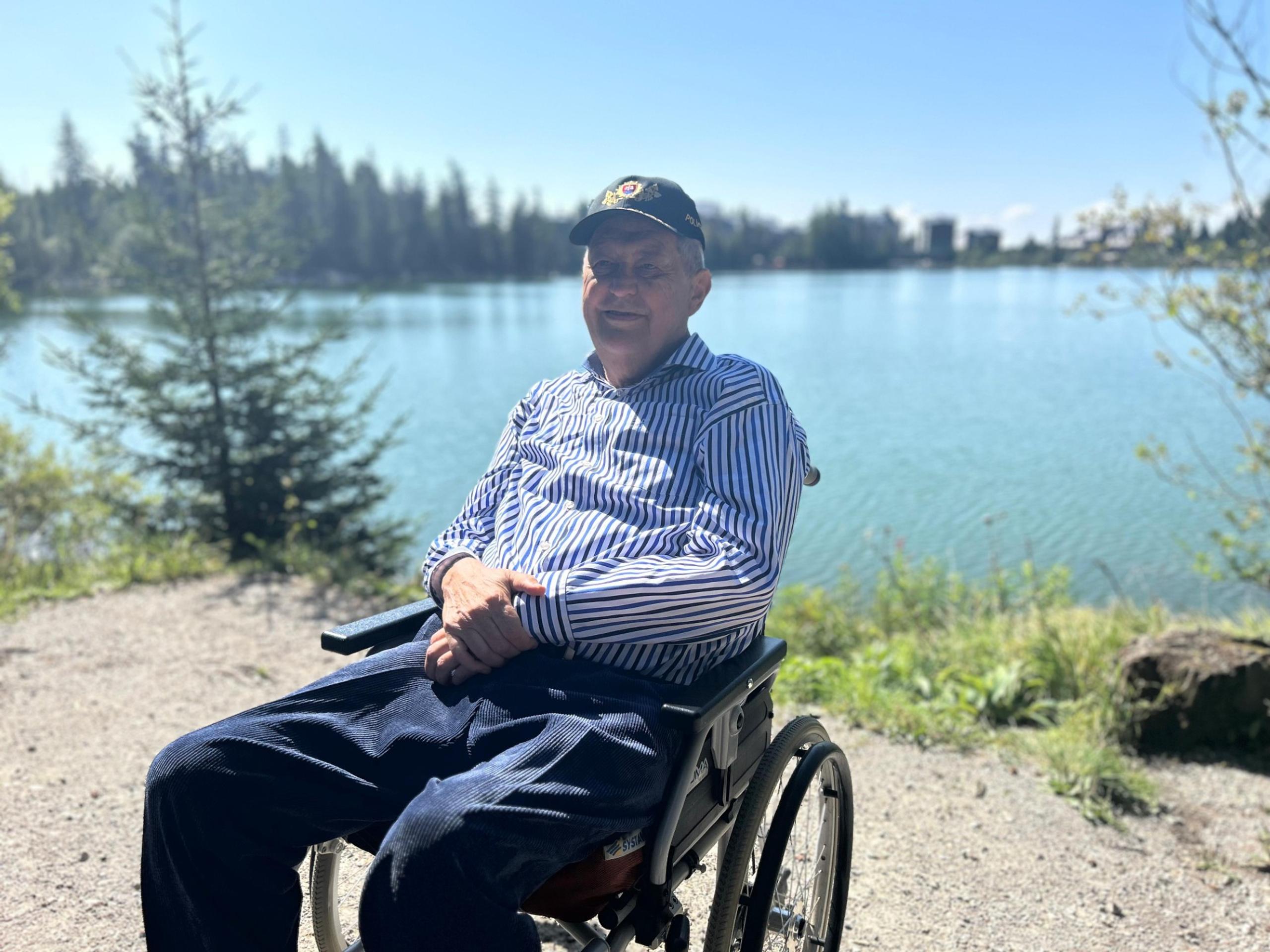 Bývalý český prezident Miloš Zeman dovolenkuje vo Vysokých Tatrách.