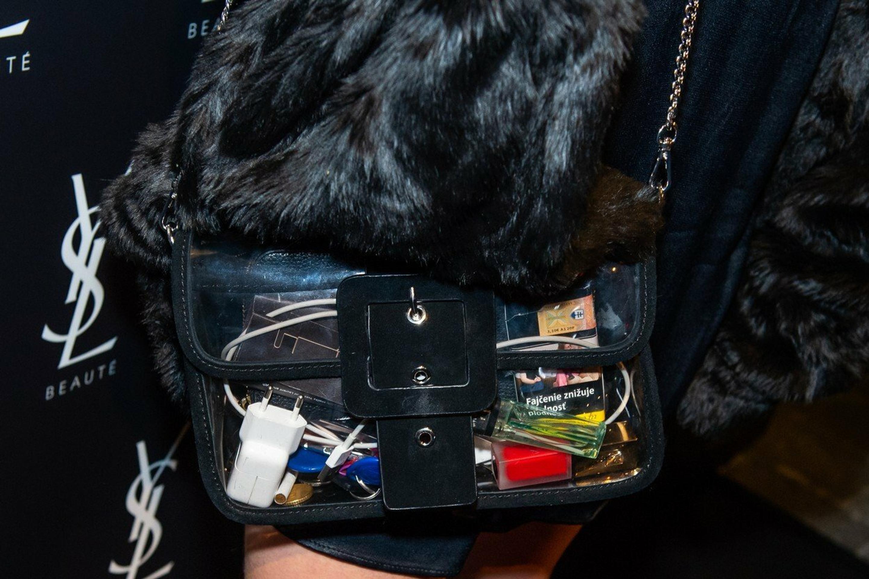 Priehľadná kabelka Emmy Drobnej