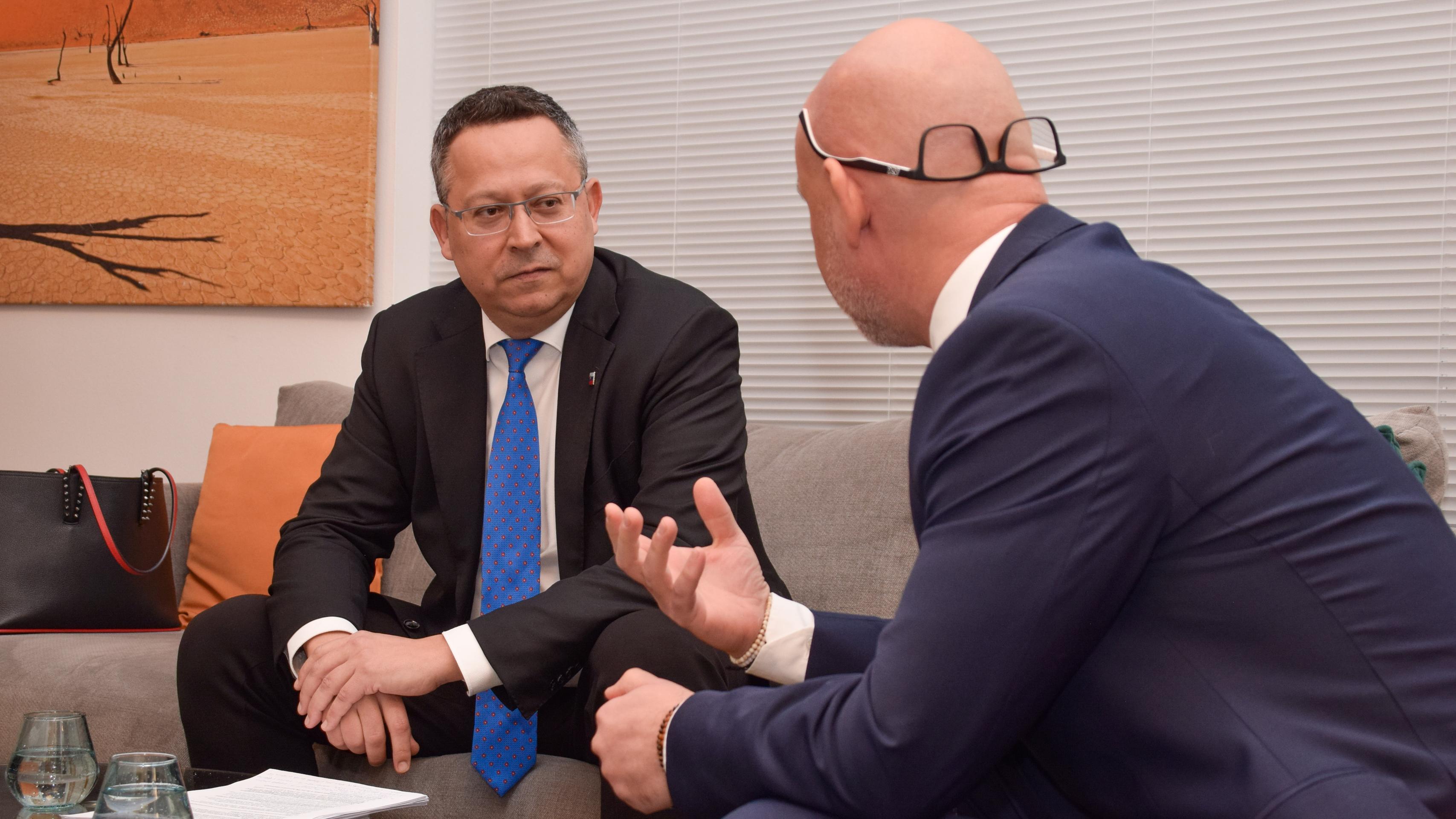 Ladislav Kamenický a Branislav Gröhling v relácii Na telo.