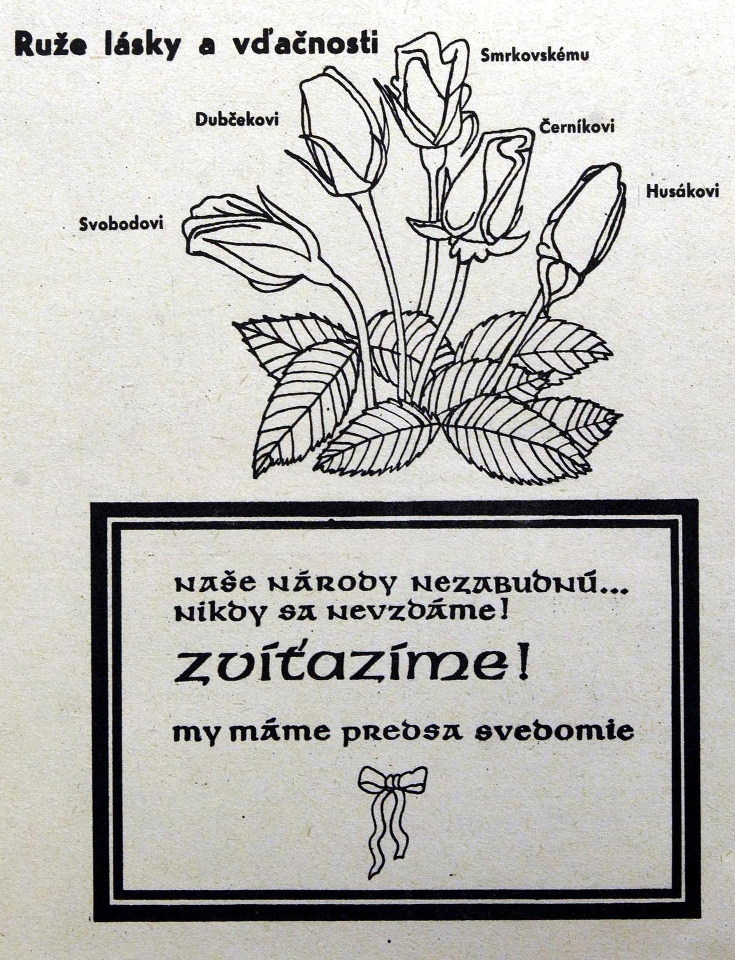 Plagáty, ktoré zosmiešňovali inváziu vojsk Varšavskej zmluvy v auguste roku 1968.