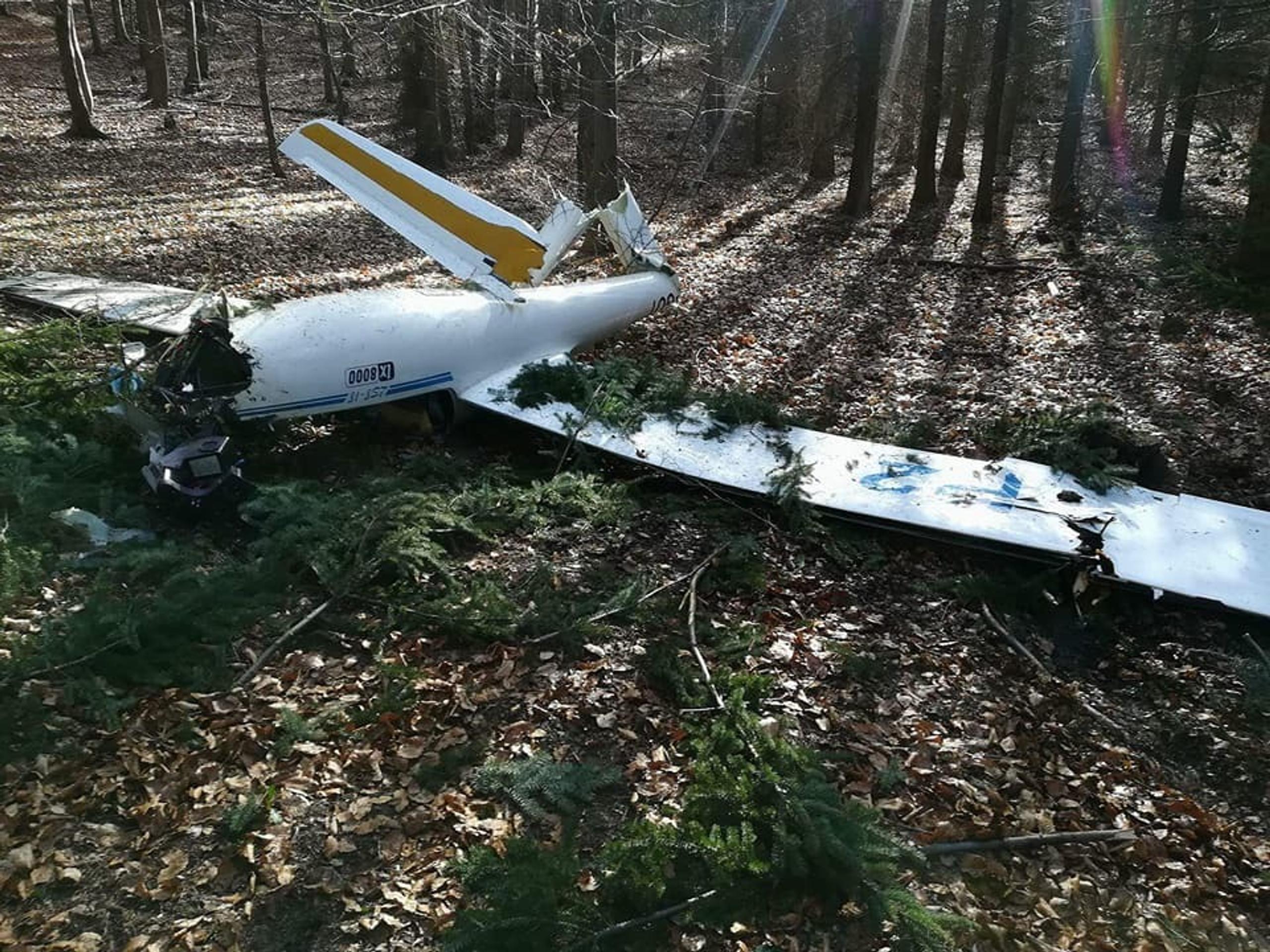 Zrážka vetroňov pri Žiline.