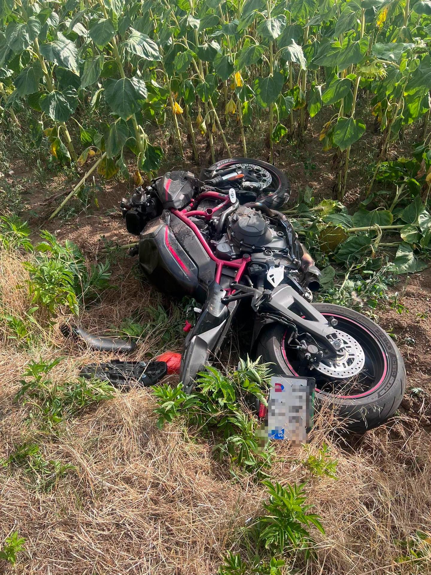 Tragická nehoda motorkára.