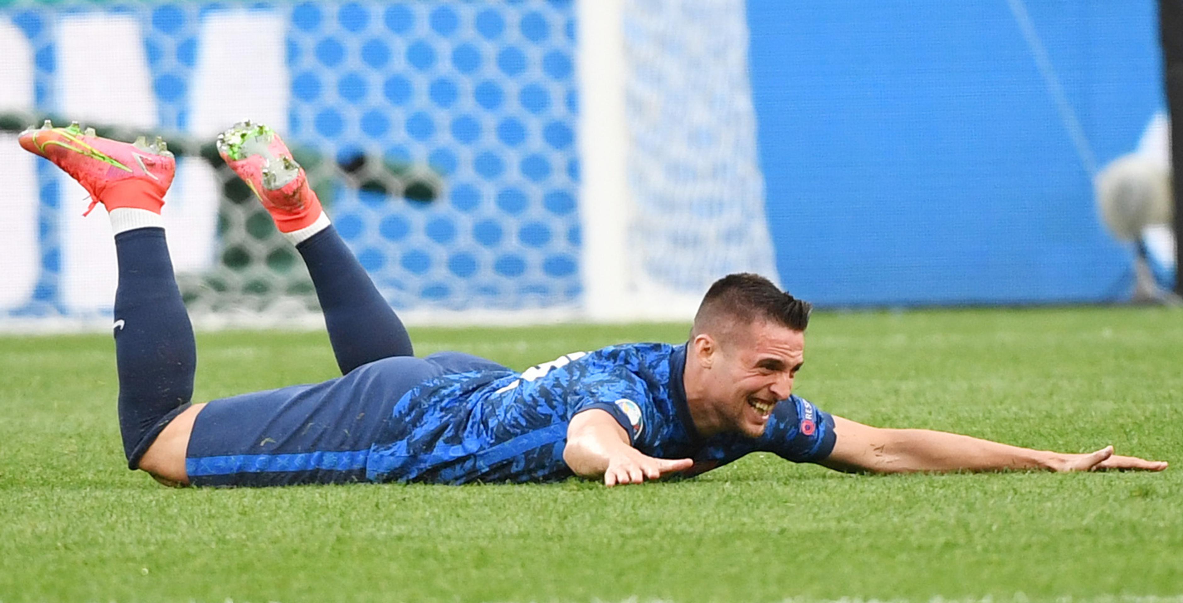 Hrdina prvého polčasu Róbert Mak.