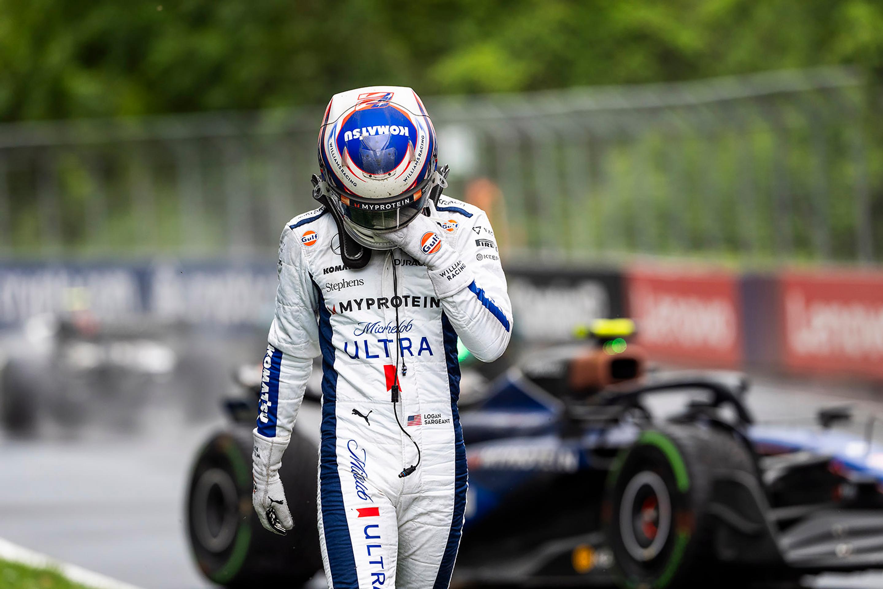 Američan Logan Sargeant do cieľa VC Kanady neprišiel.