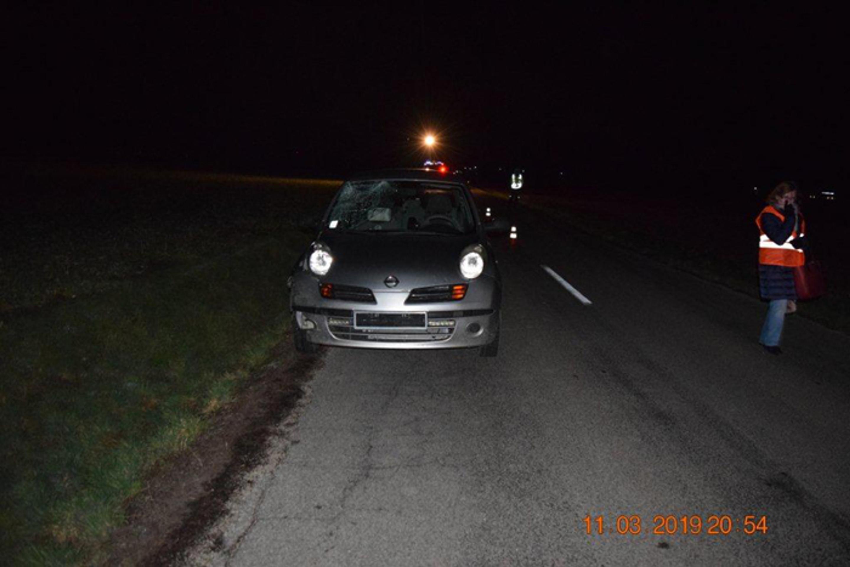 Bicykel po nehode s autom.