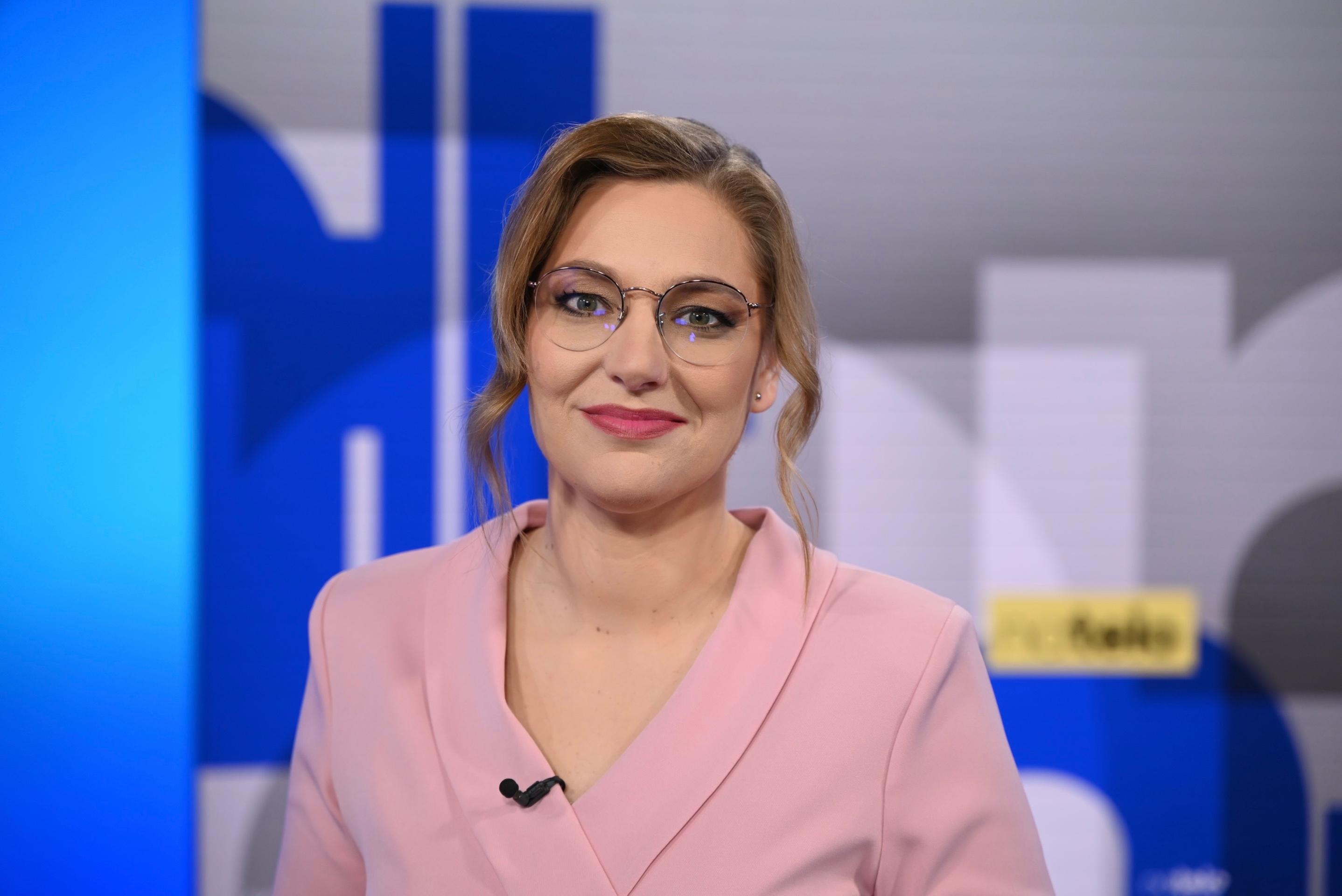 Moderátorka relácie Na telo Karolína Lacová