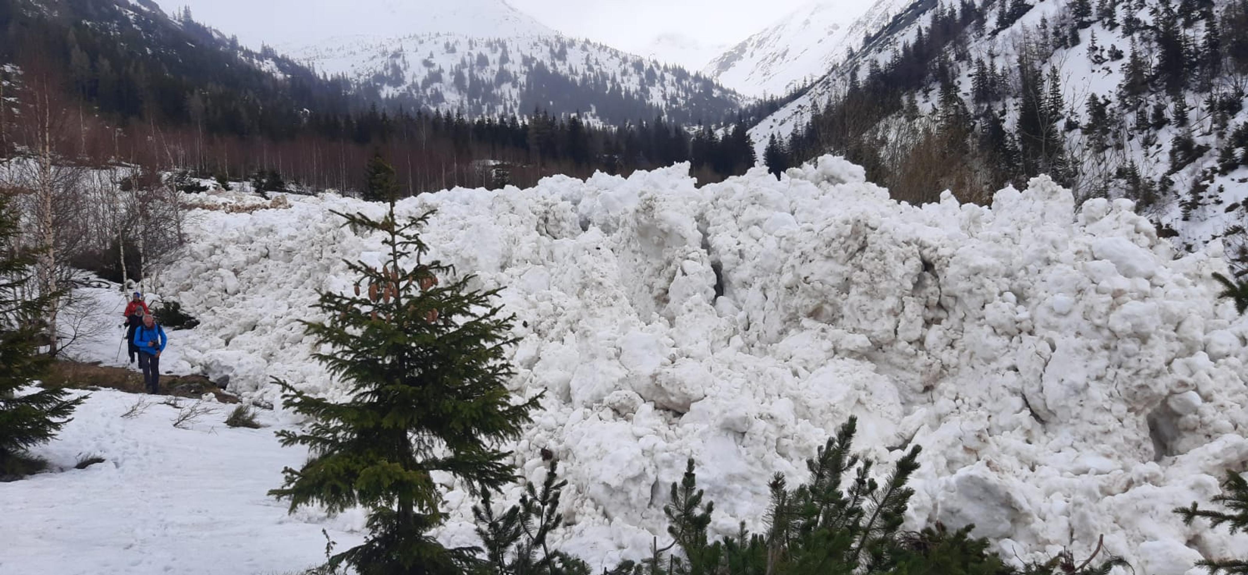 V Žiarskej doline spadla lavína