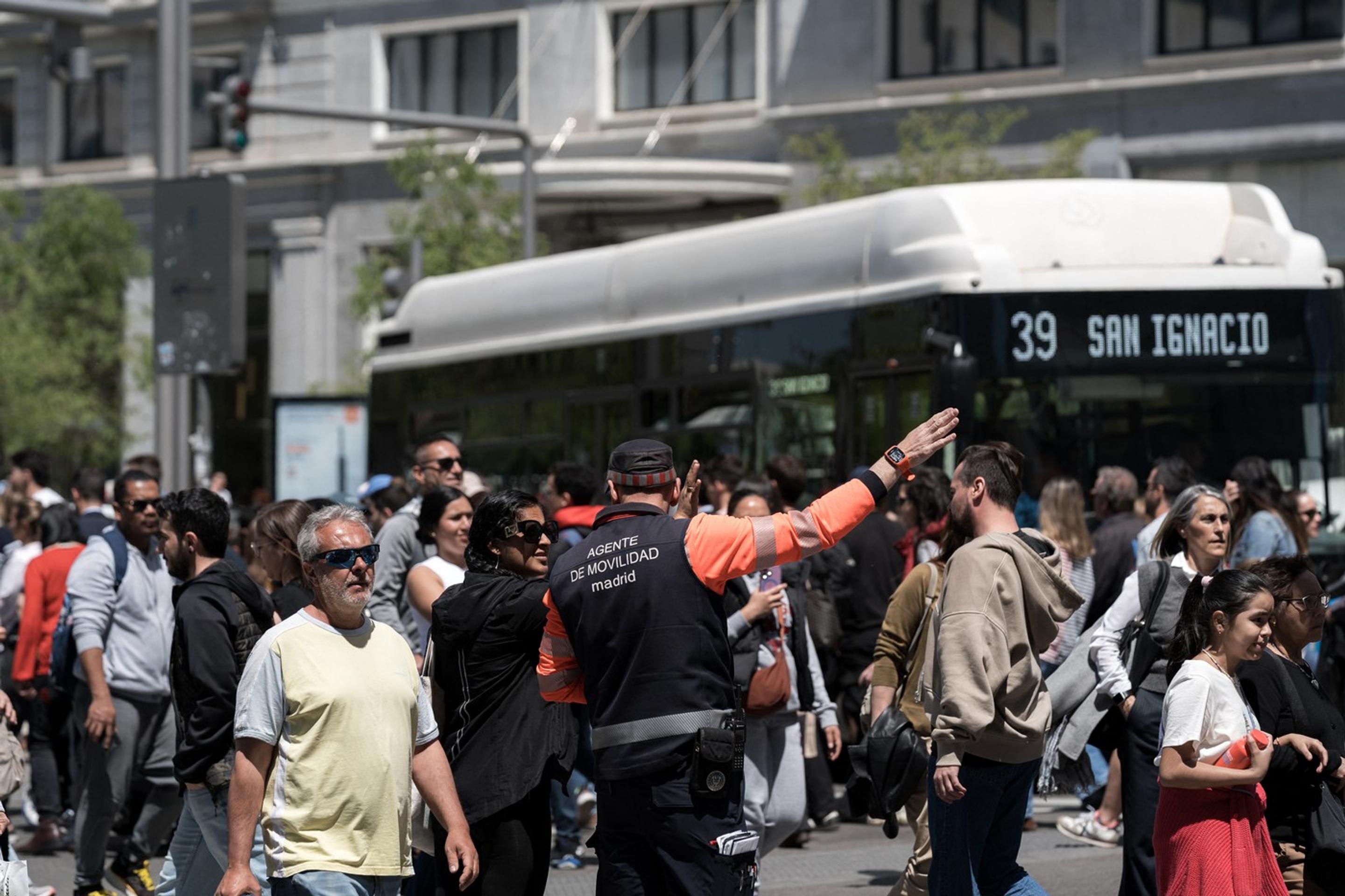 Polícia v Madride riadila situáciu v reflexnom oblečení