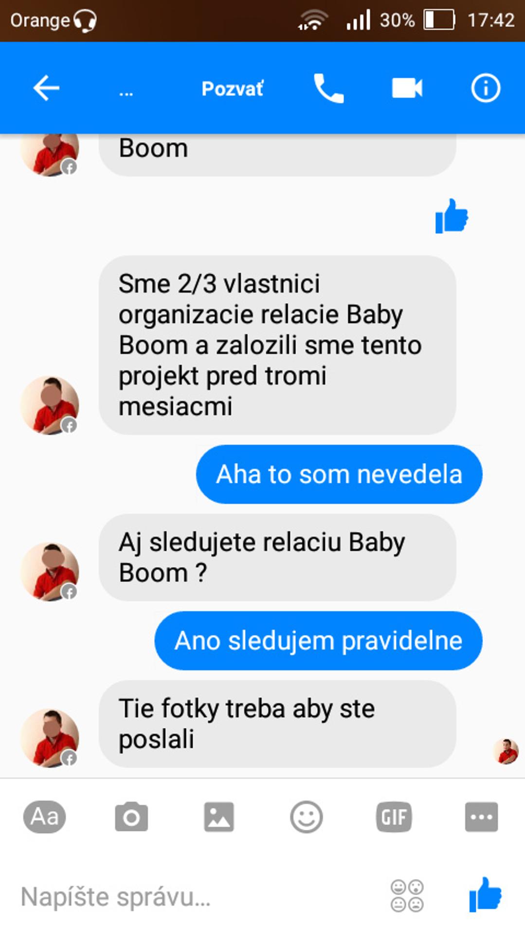 Podvodník zneužíva reláciu Baby Boom