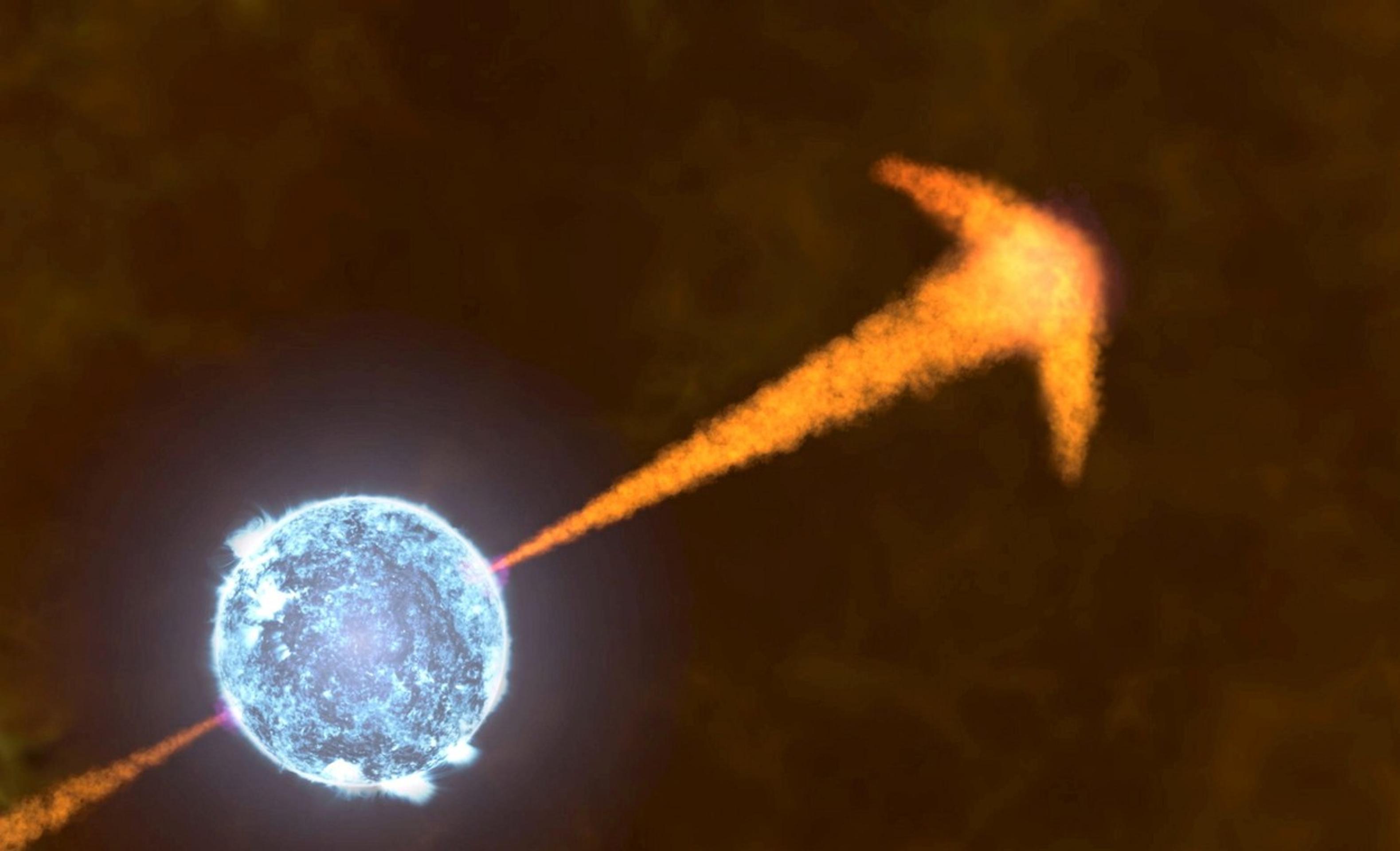 Výbuch gama žiarenia.