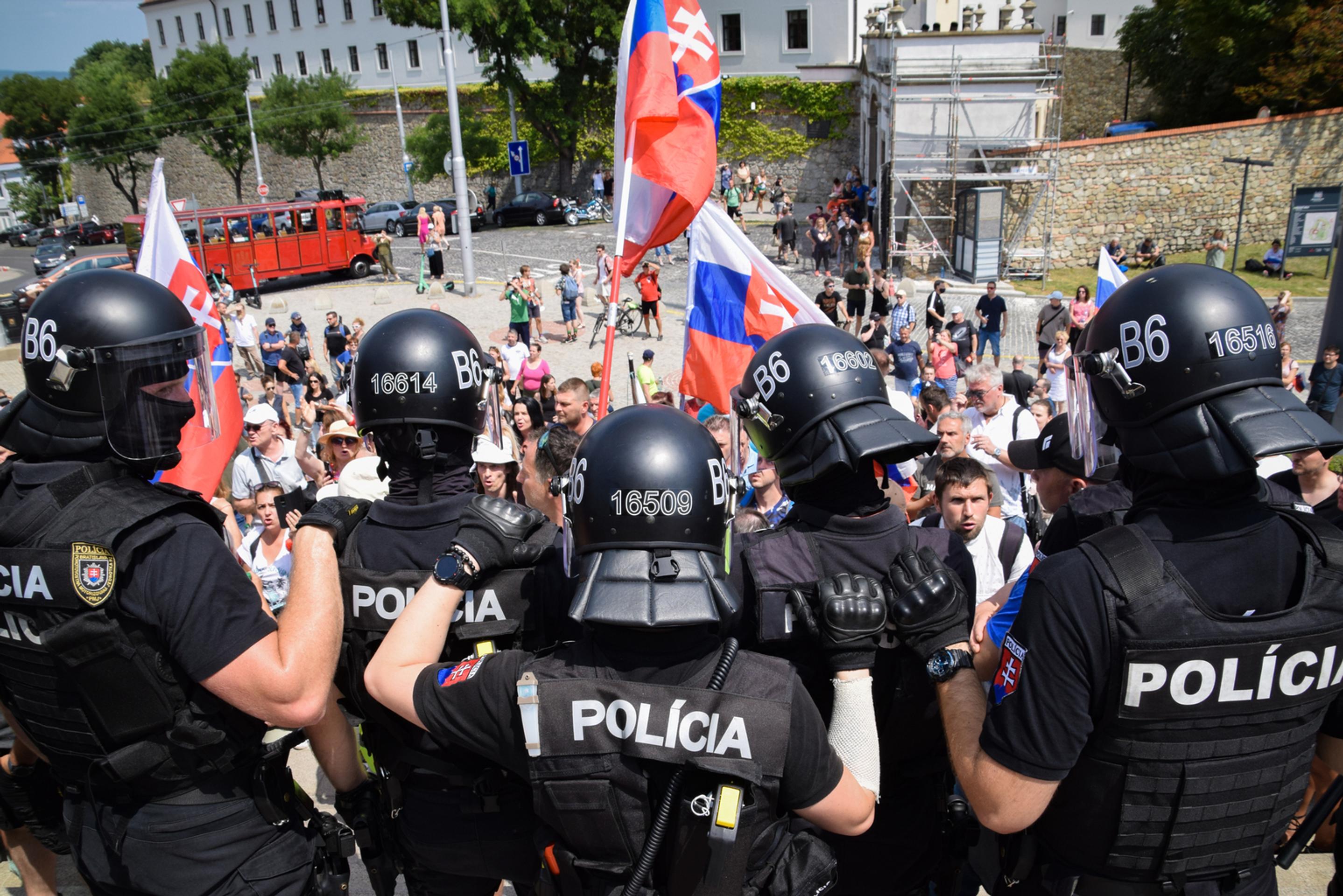 Zásah ťažkoodencov.