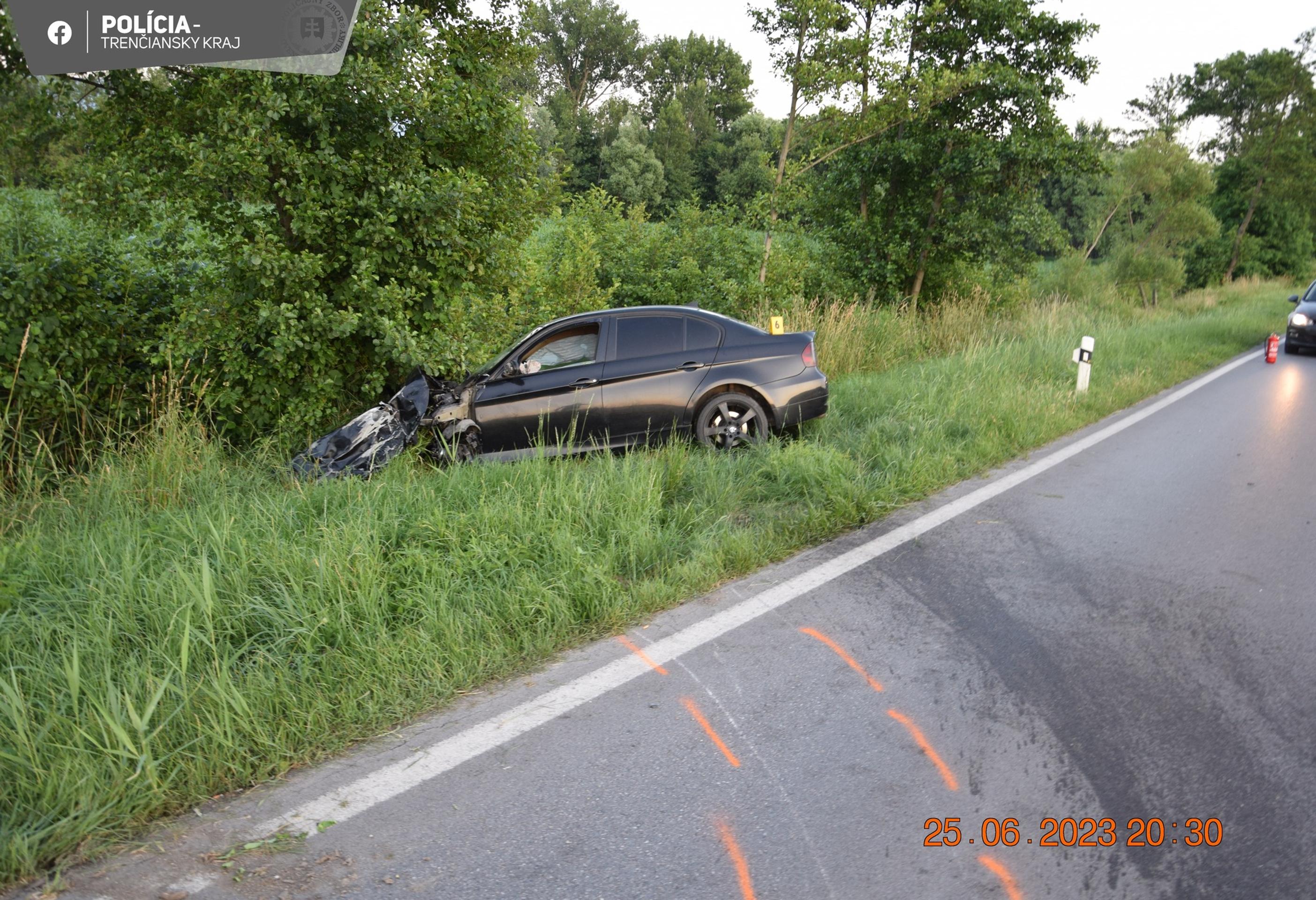 Vážna nehoda neďaleko Prievidze