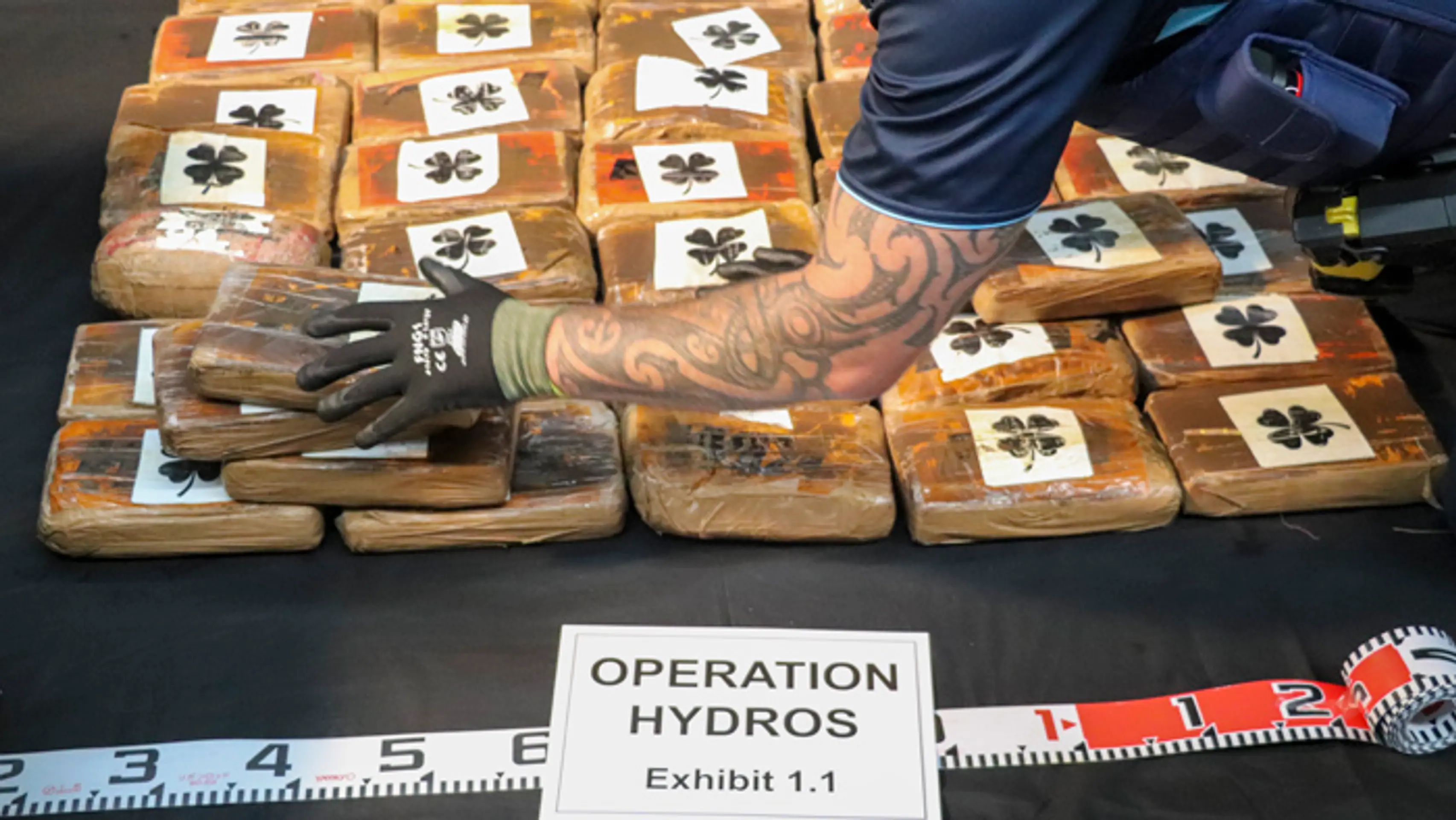 Novozélandská polícia objavila v Tichomn oceáne rekordné množstvo kokaínu.