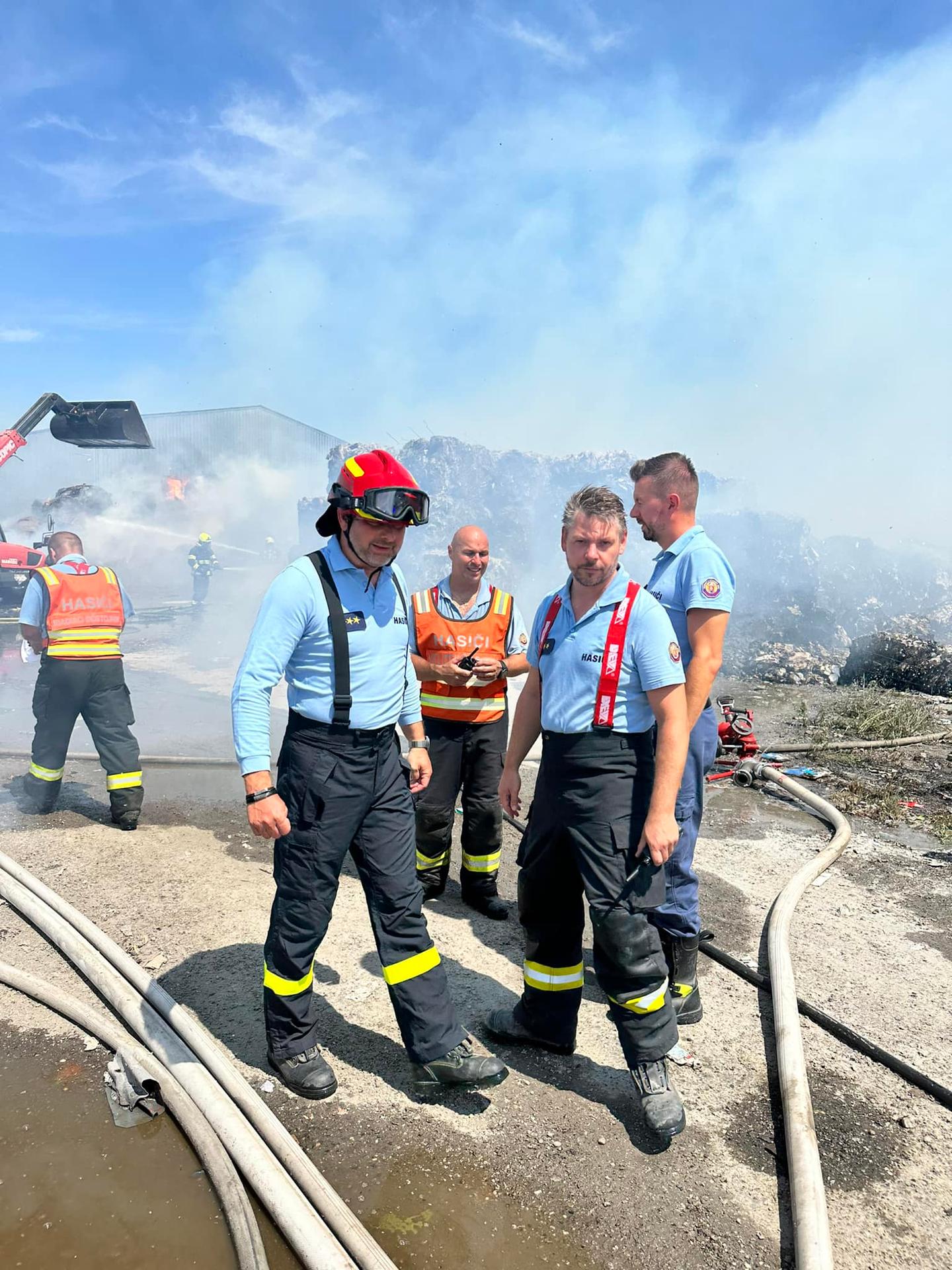 Požiar v Kostolných Kračanoch.