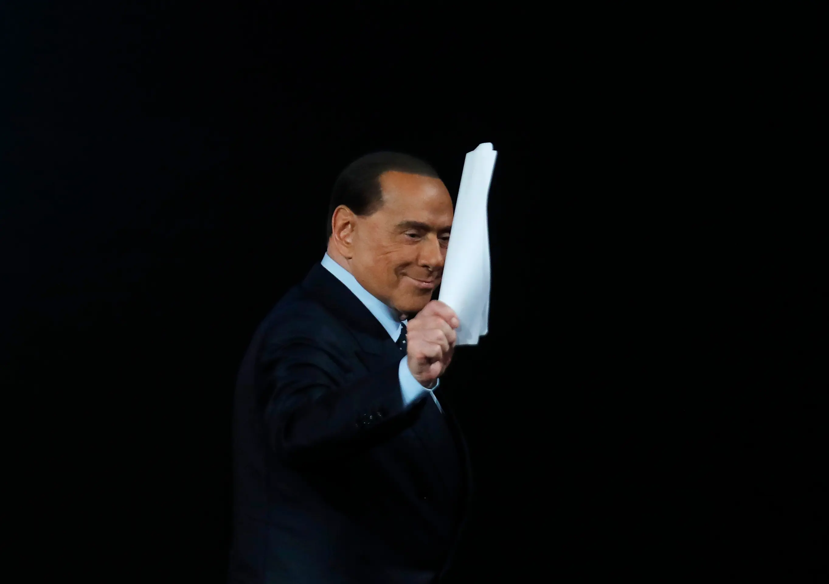 Silvio Berlusconi na archívnej snímke