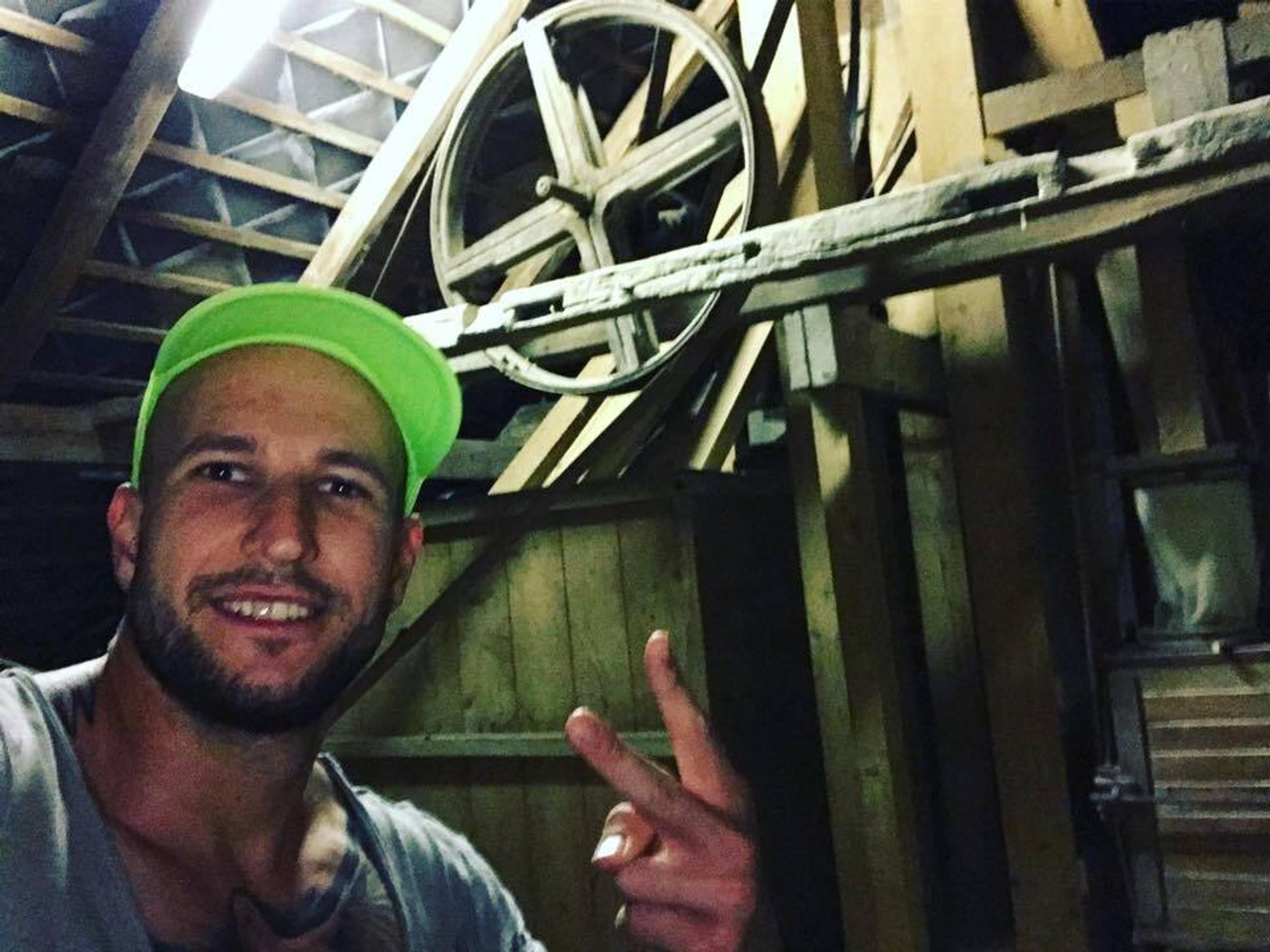 Roman Adamka v mlyne