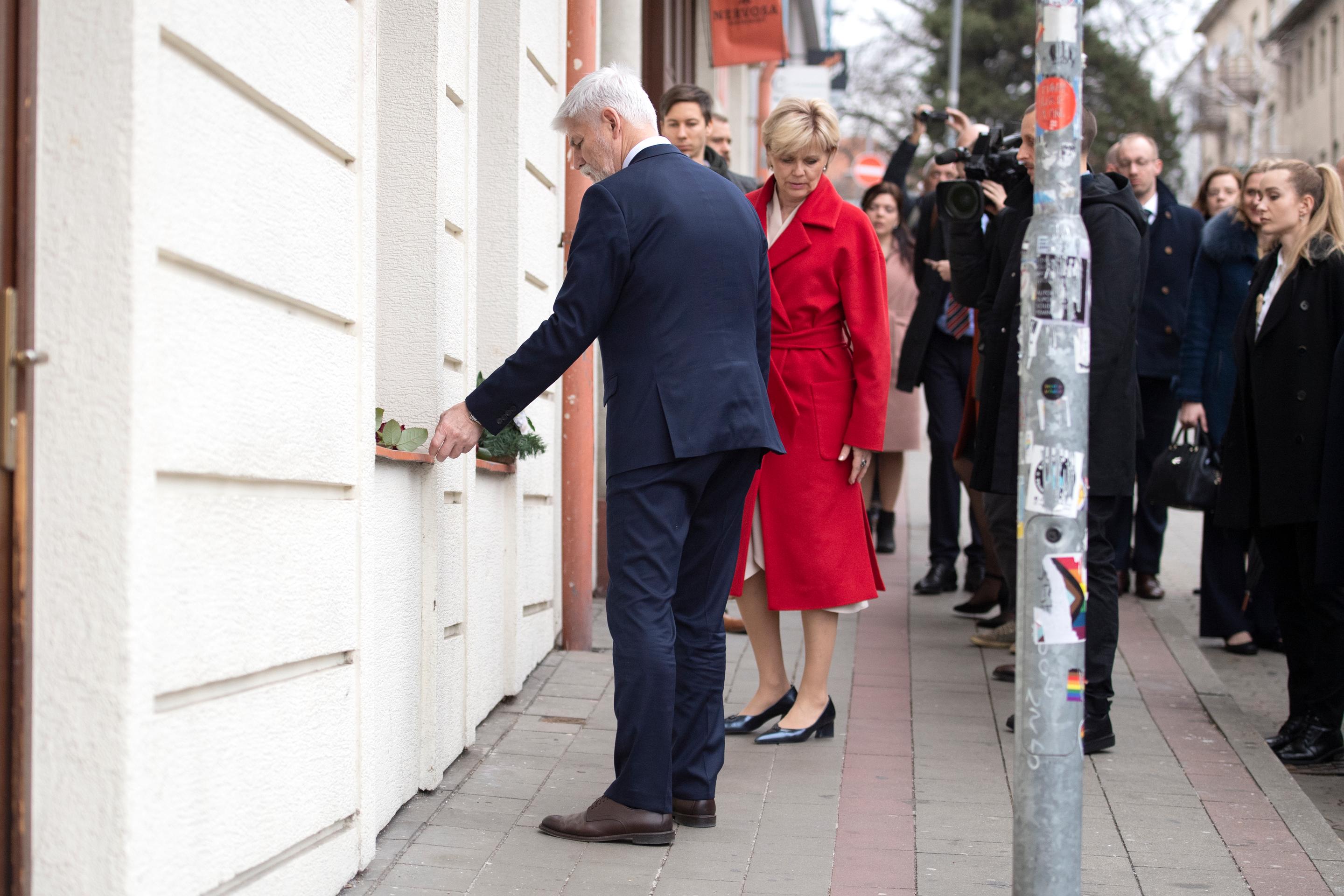 Nový český prezident Petr Pavel na návšteve Slovenska.