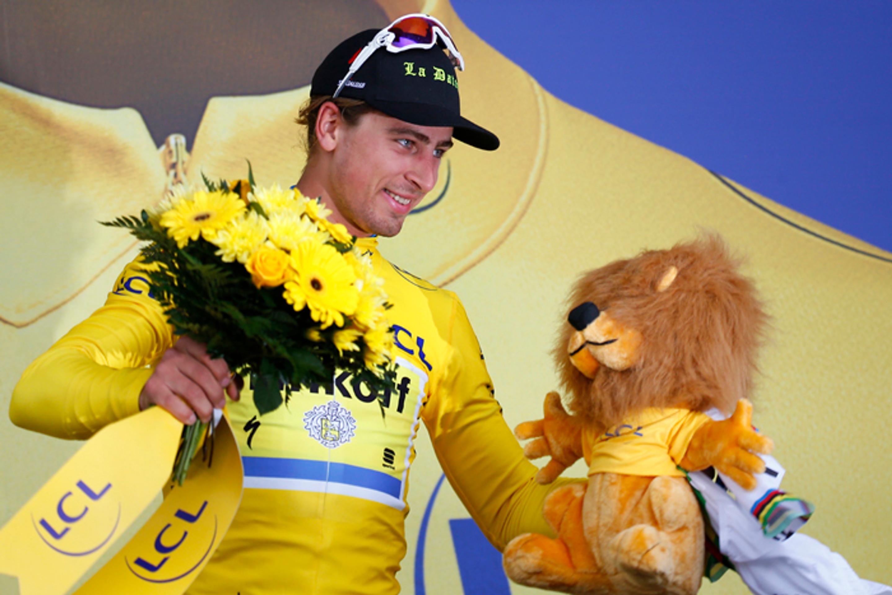 Peter Sagan je prvý Slovák v histórii, ktorý si obliekol na TdF žltý dres.