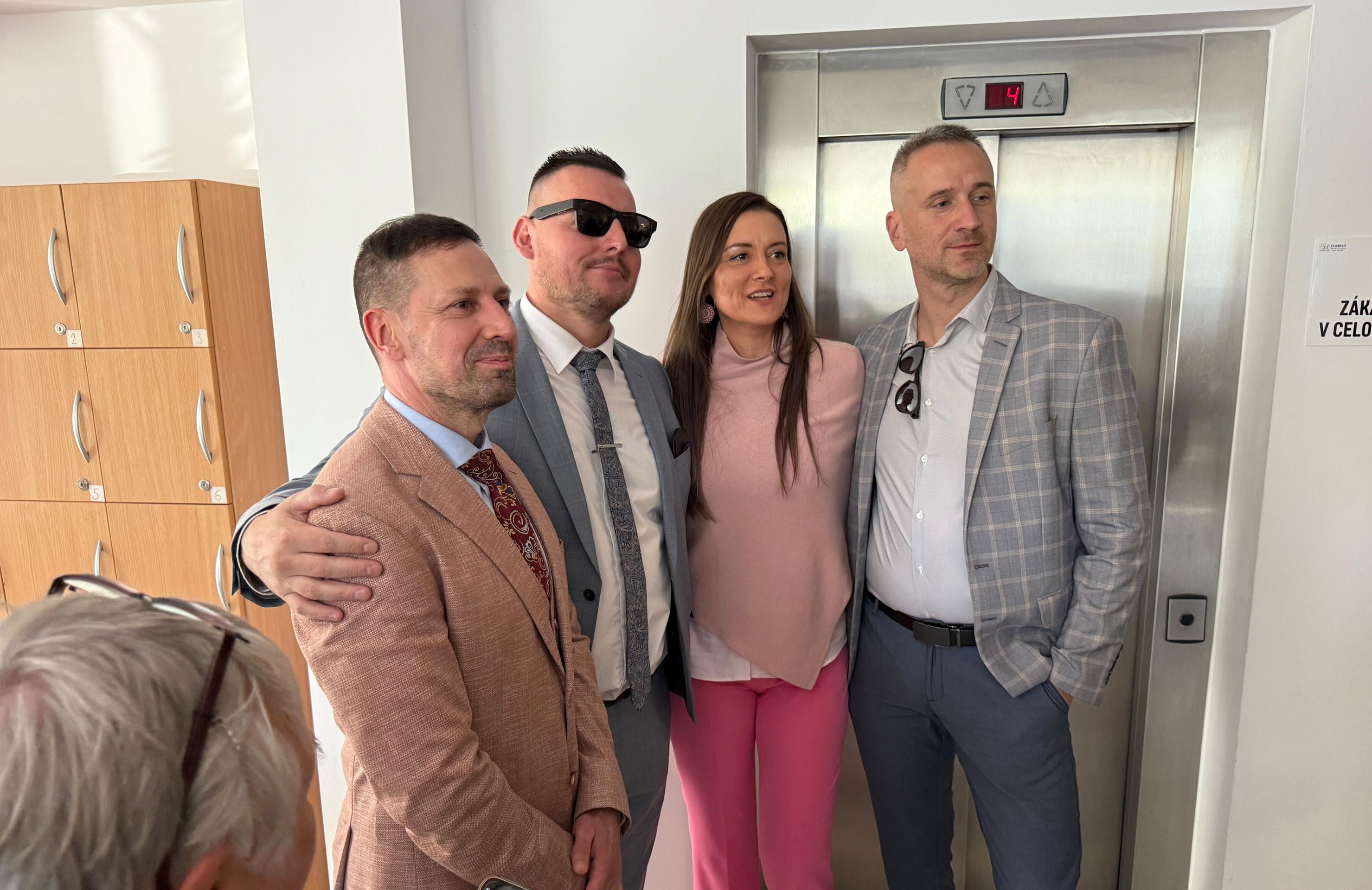 Daniel Bombic v budove Najvyššieho súdu SR.